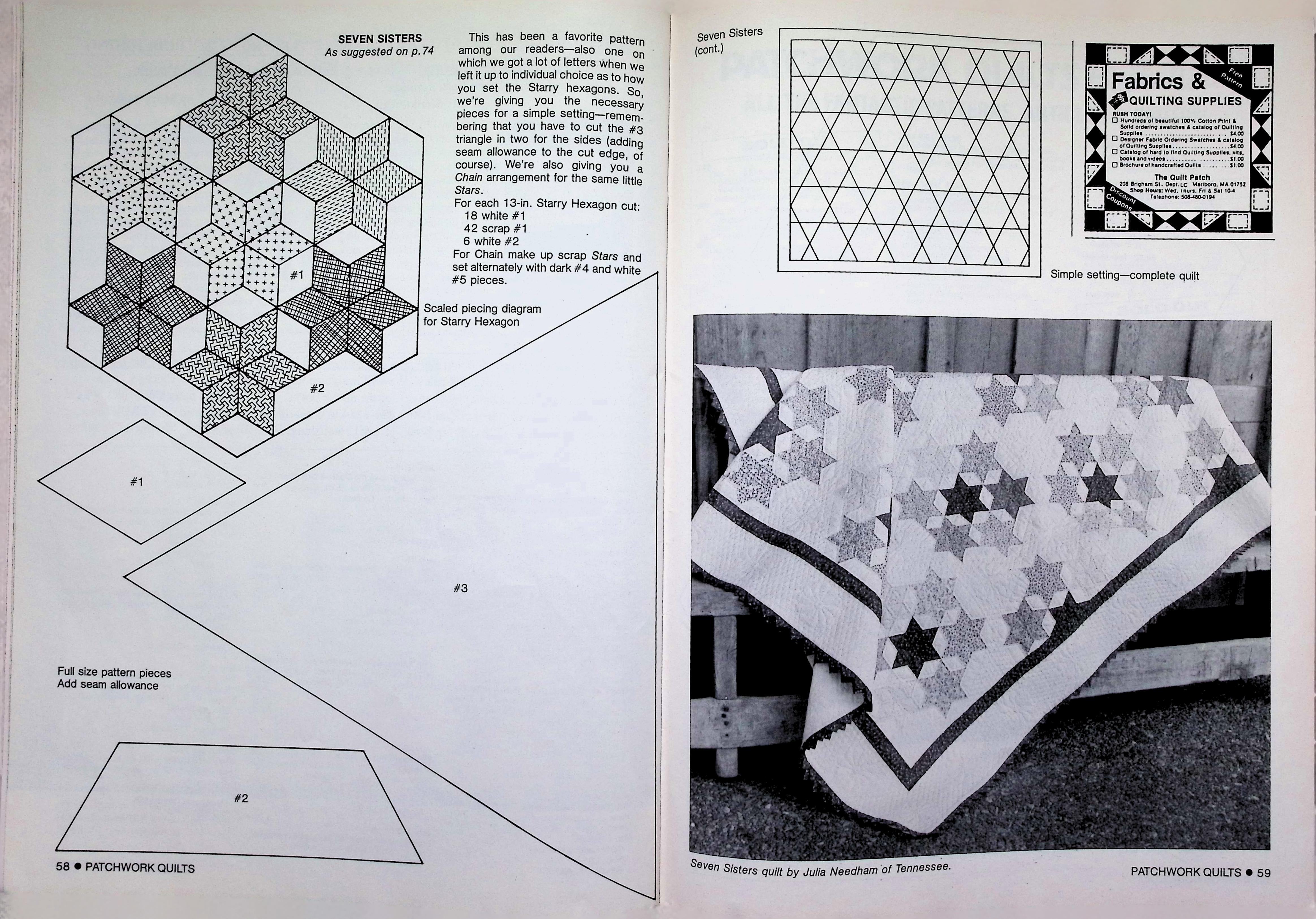 Lady's Circle Patchwork Quilts Magazine, May 1989 — image 4