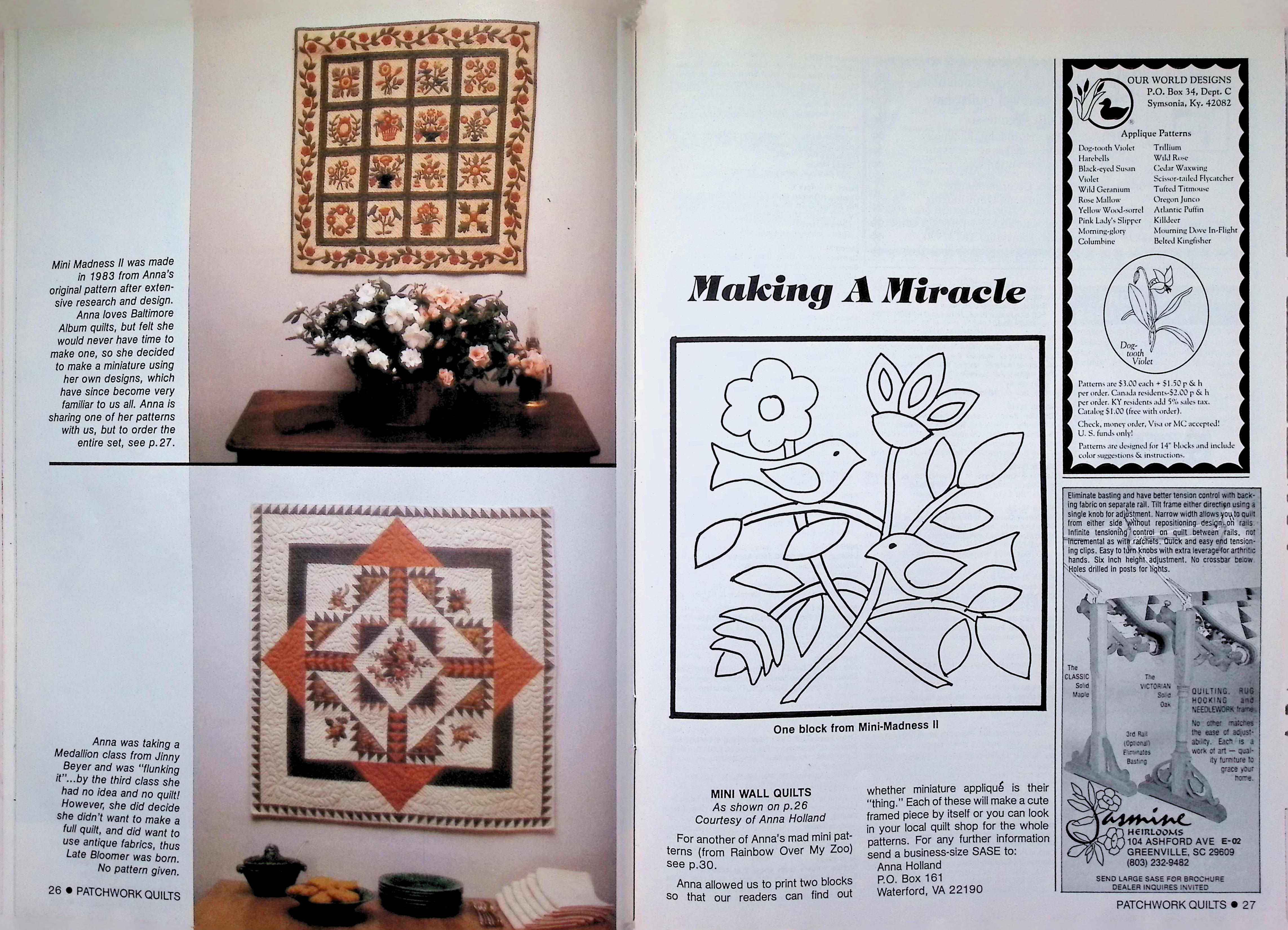 Lady's Circle Patchwork Quilts Magazine Mar/Apr 1990 — image 4