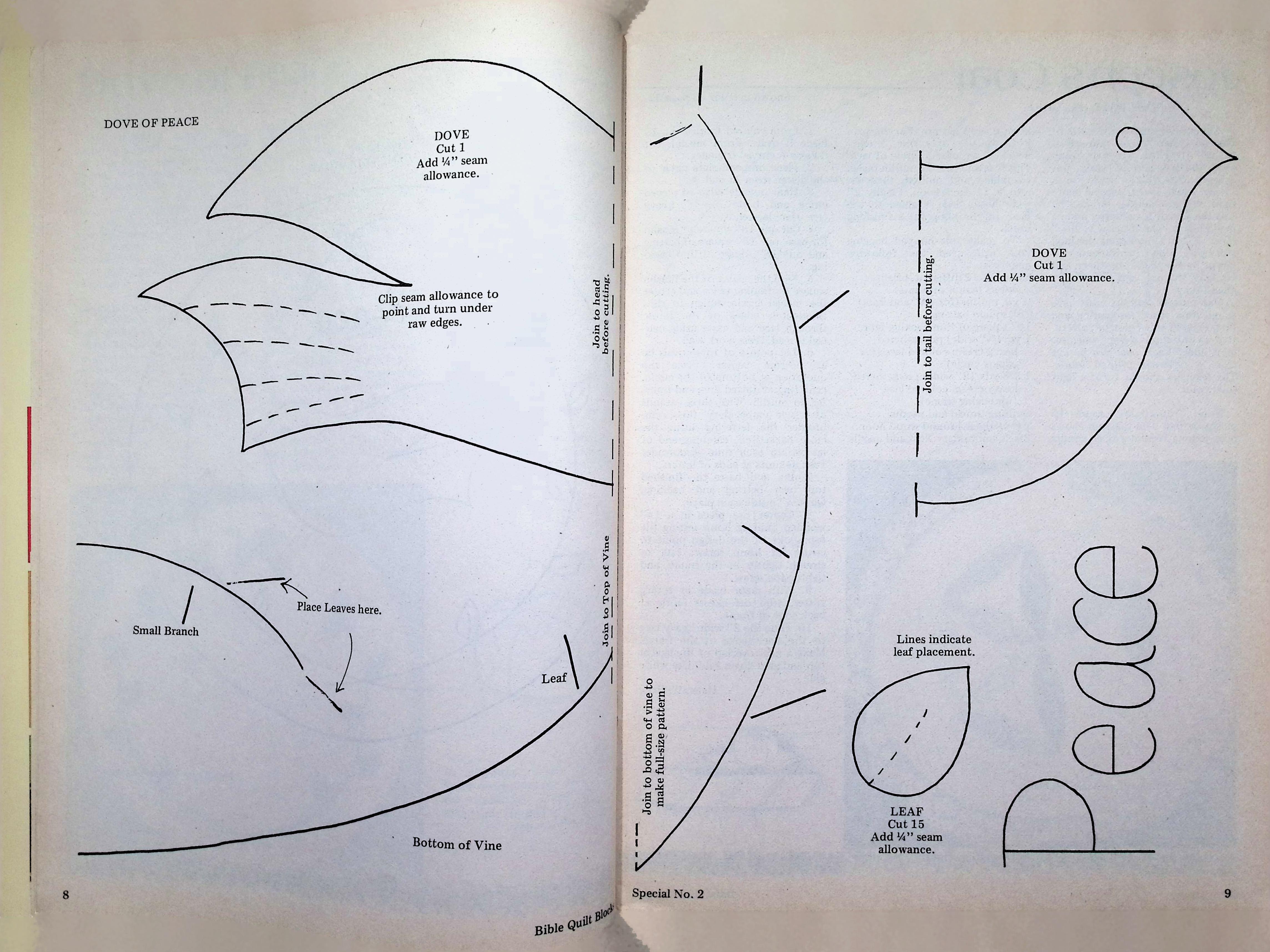 Quilt World Bible Quilt Blocks No. 2 Four Seasons Cover — image 3