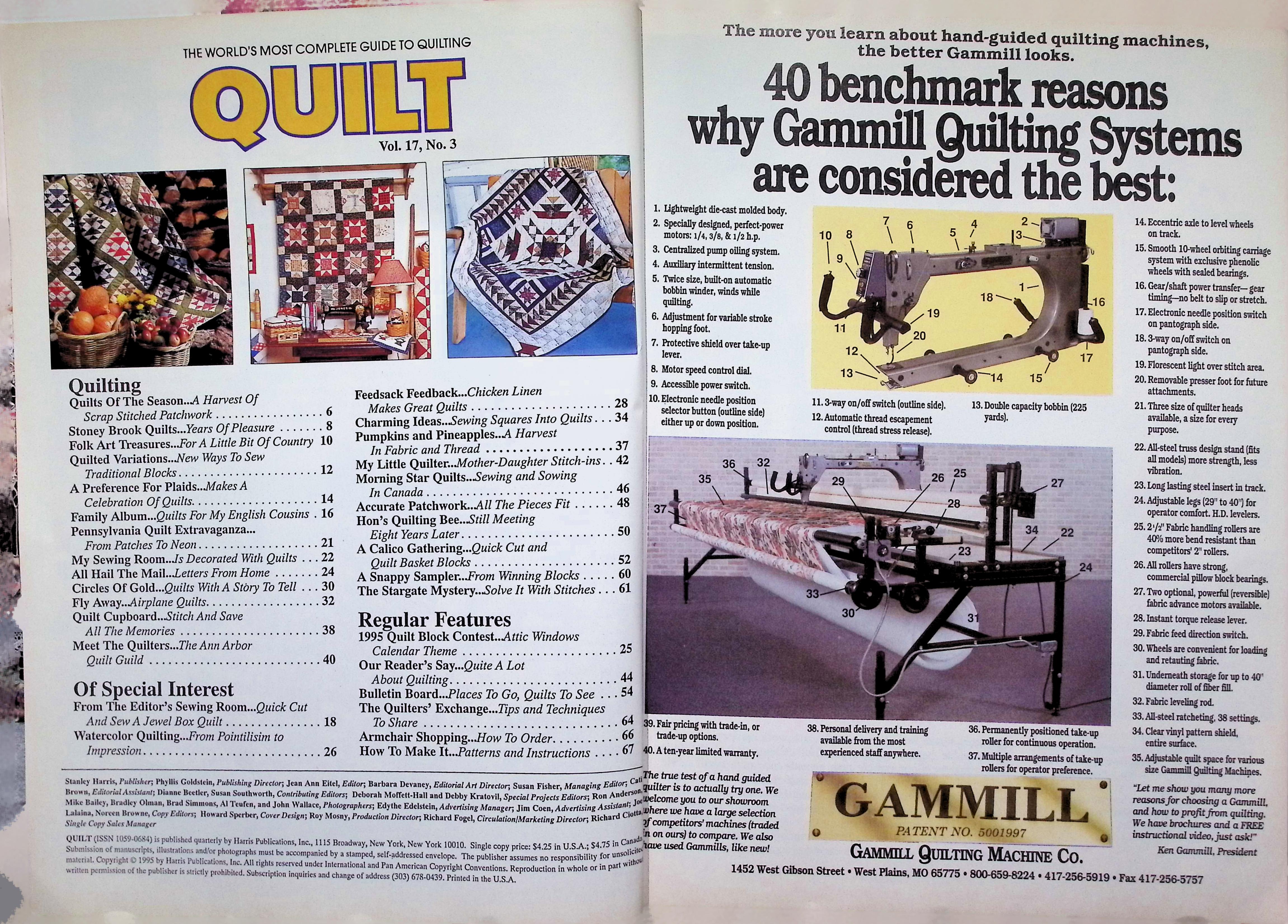 Quilt Magazine Fall 1995, Patchwork Quilt Projects — image 2