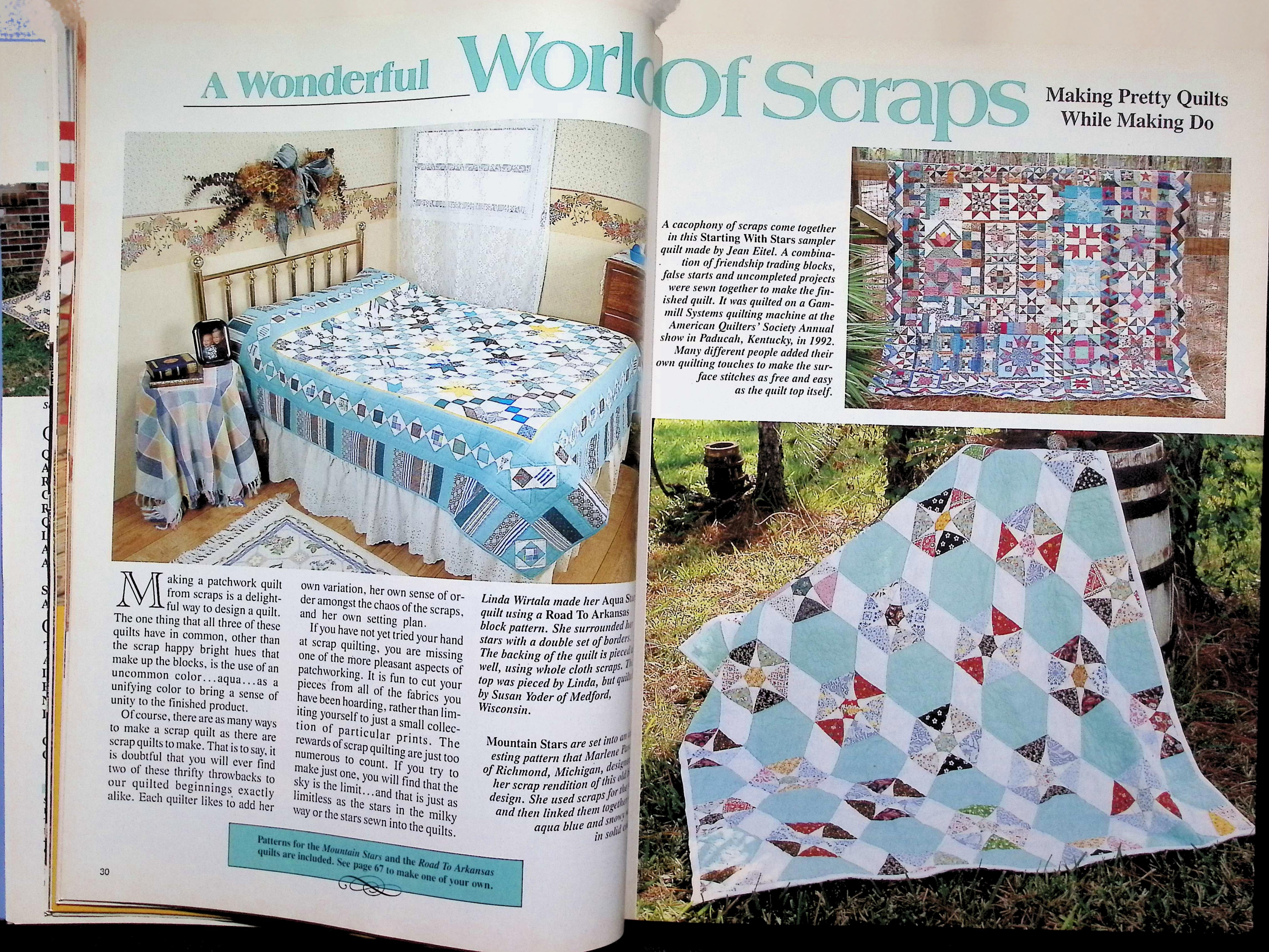 Quilt Magazine Summer 1993 Southern Tulip Quilt — image 3