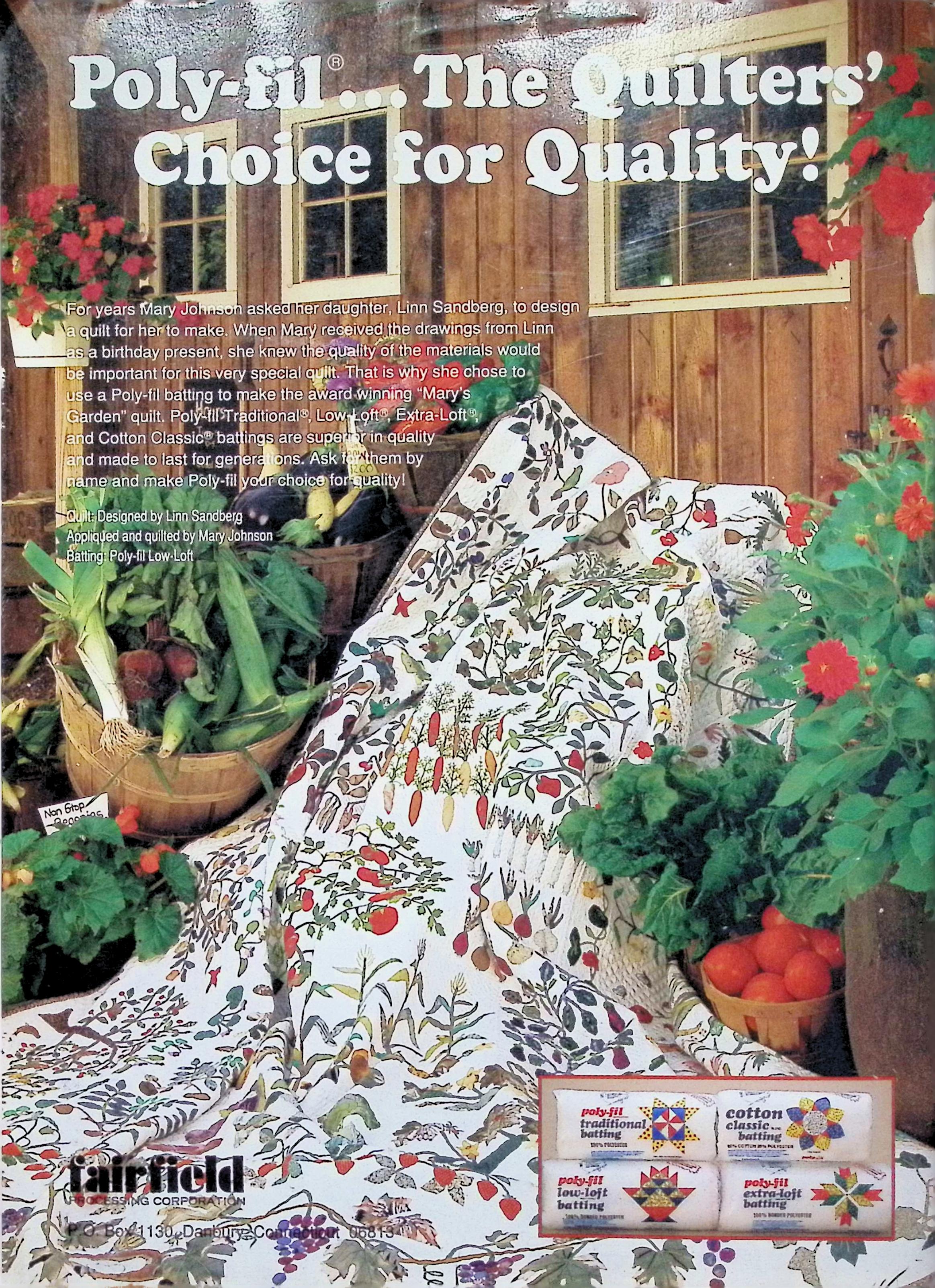 Lady's Circle Patchwork Quilts, Blue & White Quilt, 1993 — image 5