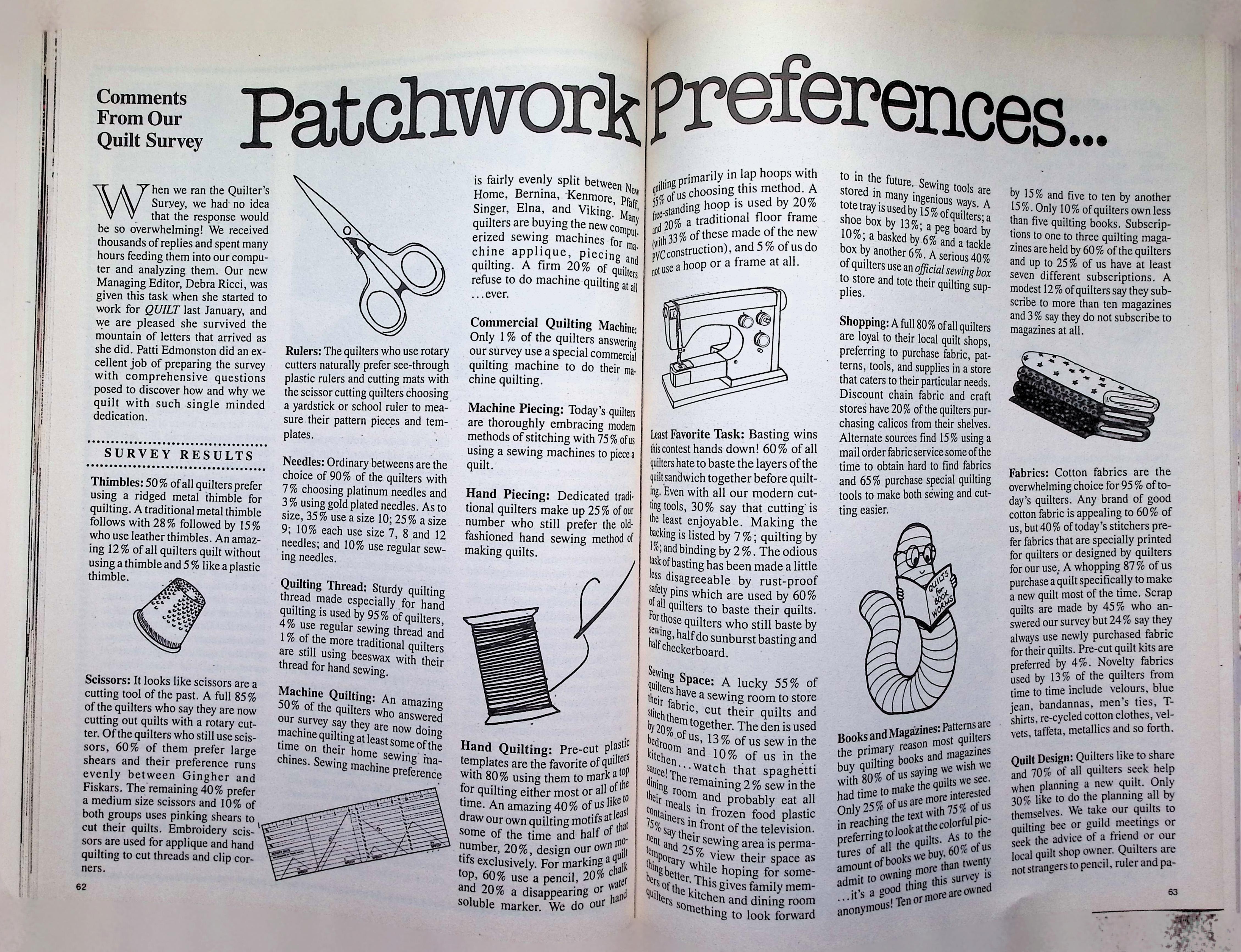 Quilt Magazine Floral Applique Cover Winter 1993 — image 3