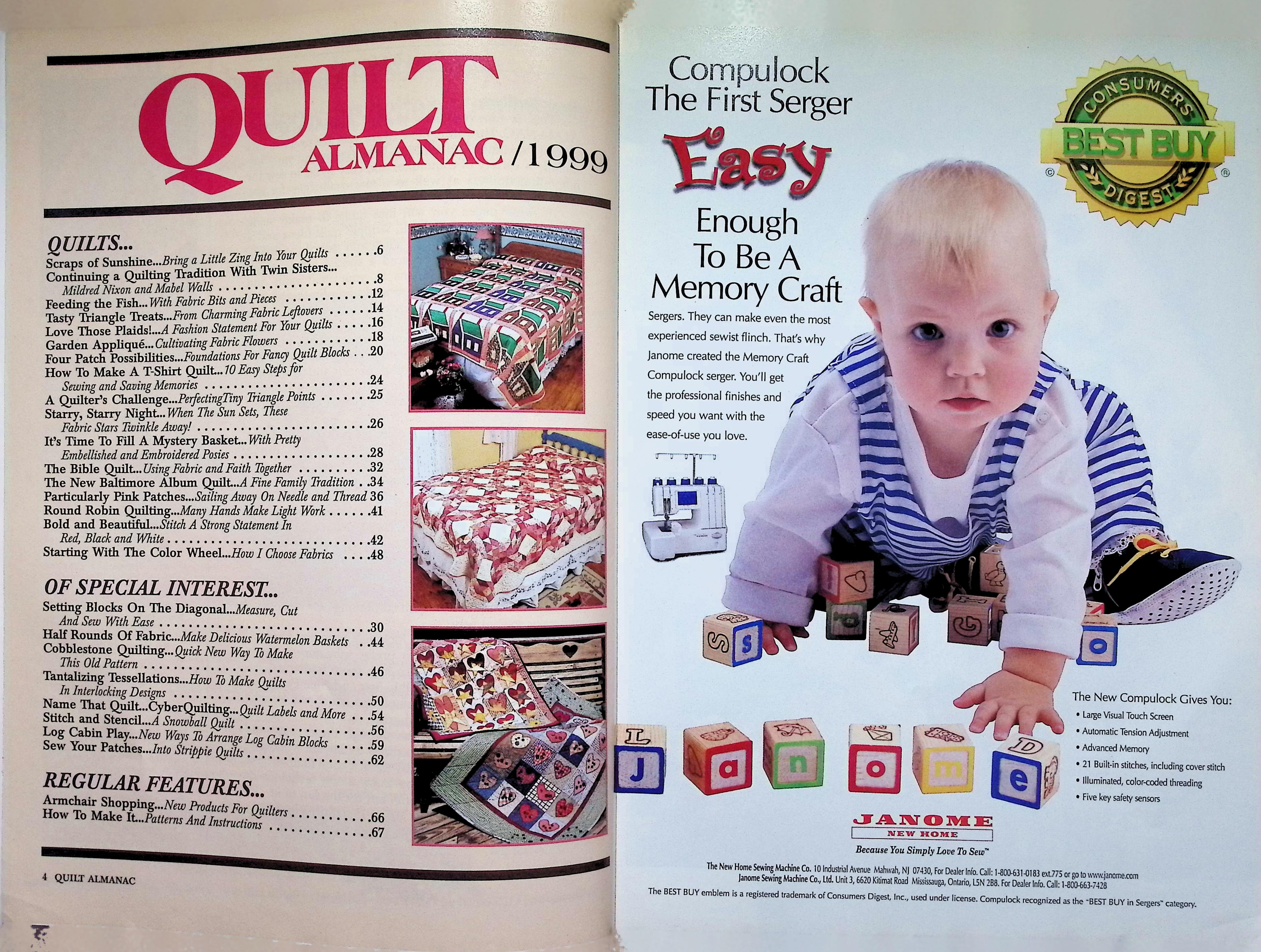 Quilt Almanac 1999 Magazine | Heirloom Quilt Patterns — image 2