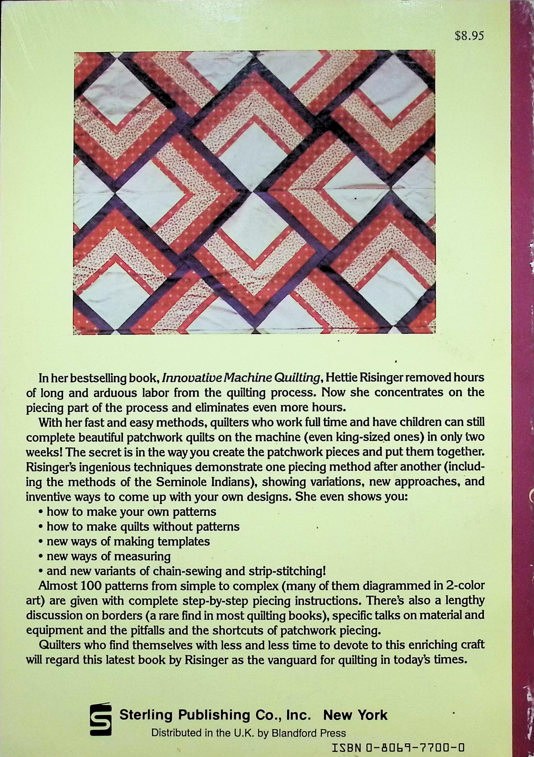 Innovative Machine Patchwork Piecing by Hettie Risinger — image 5