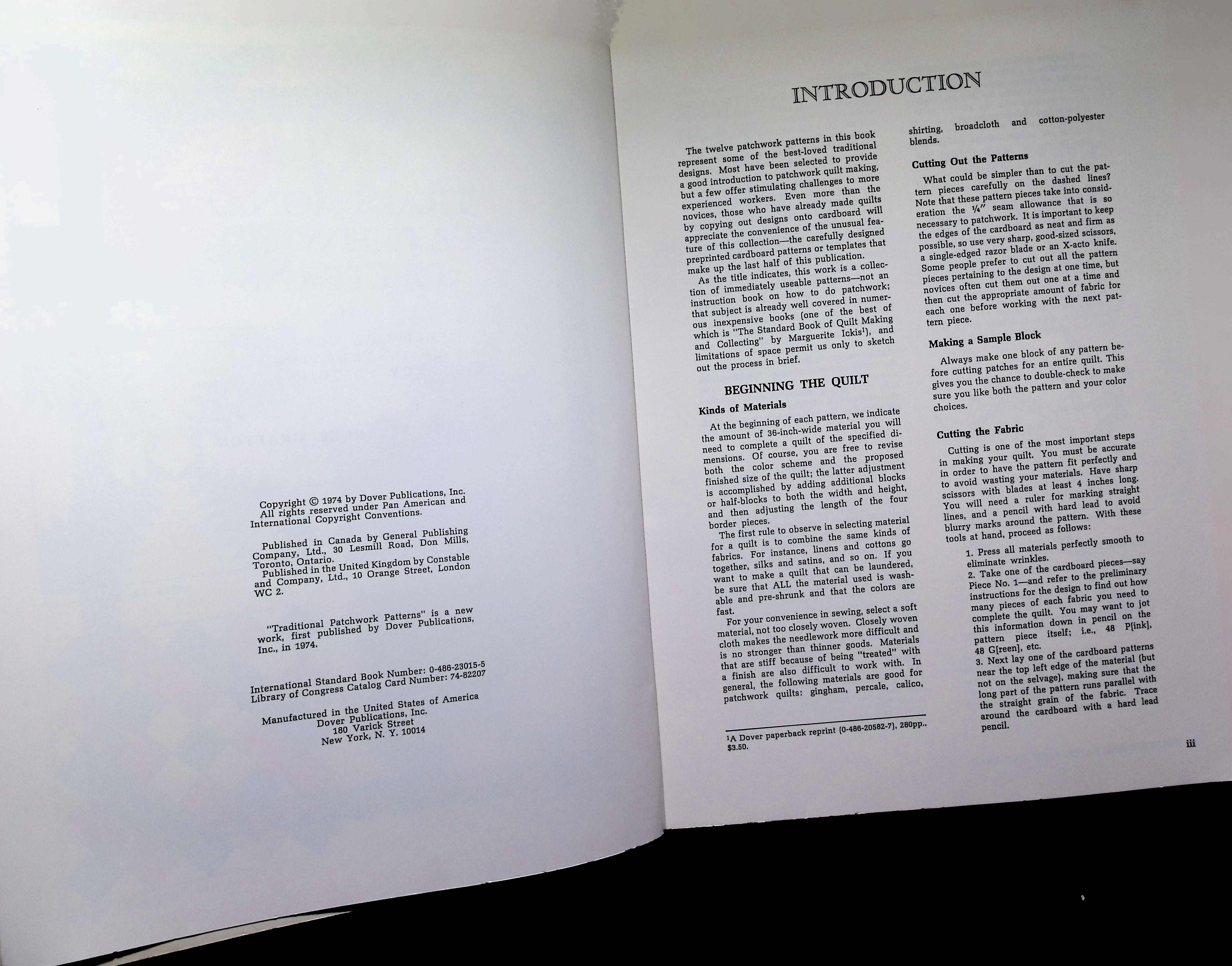 Traditional Patchwork Patterns: Cut-outs & Instructions — image 2