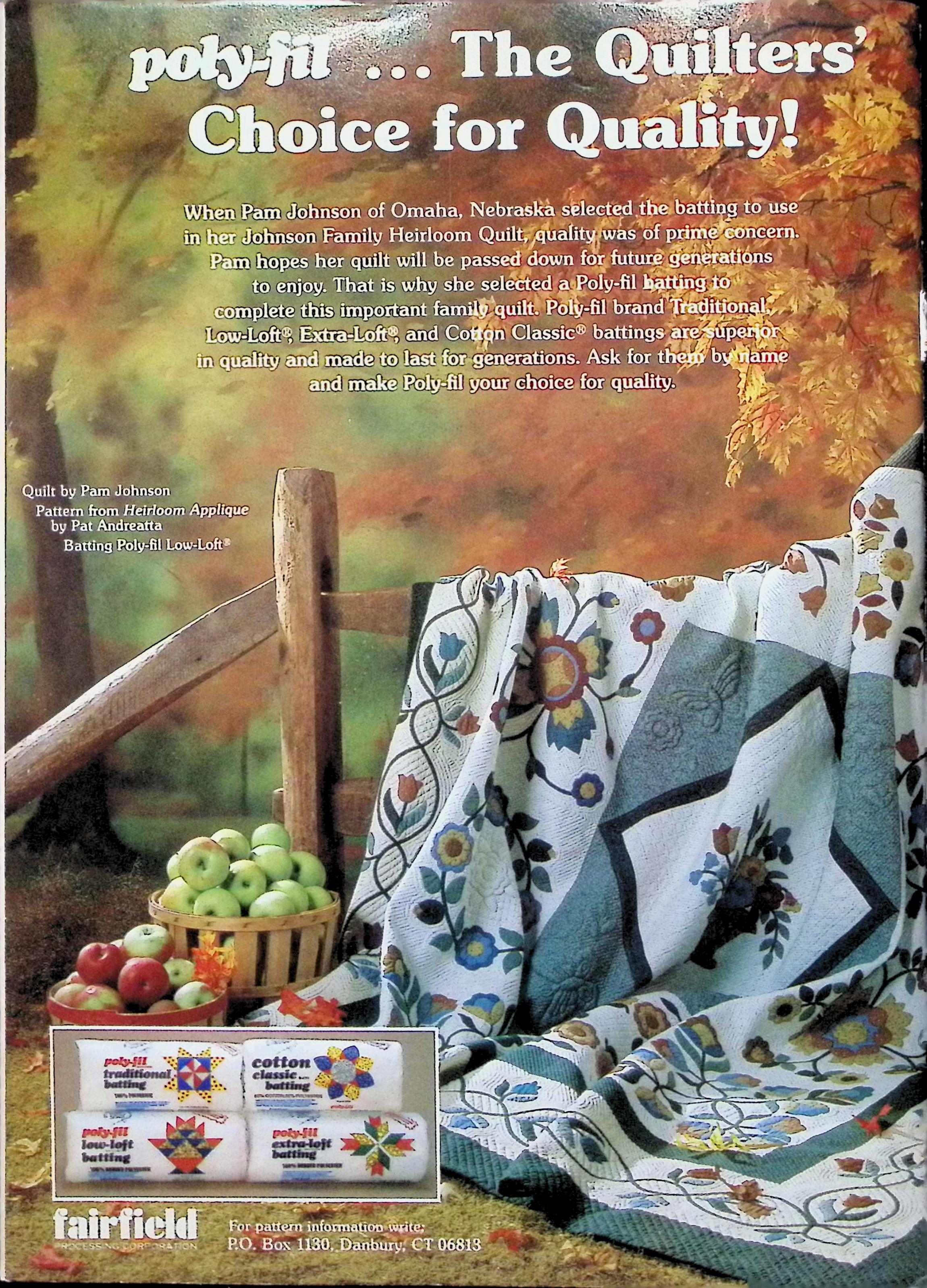 Quilt World Magazine, Rose Dream Quilt, March 1990 — image 5