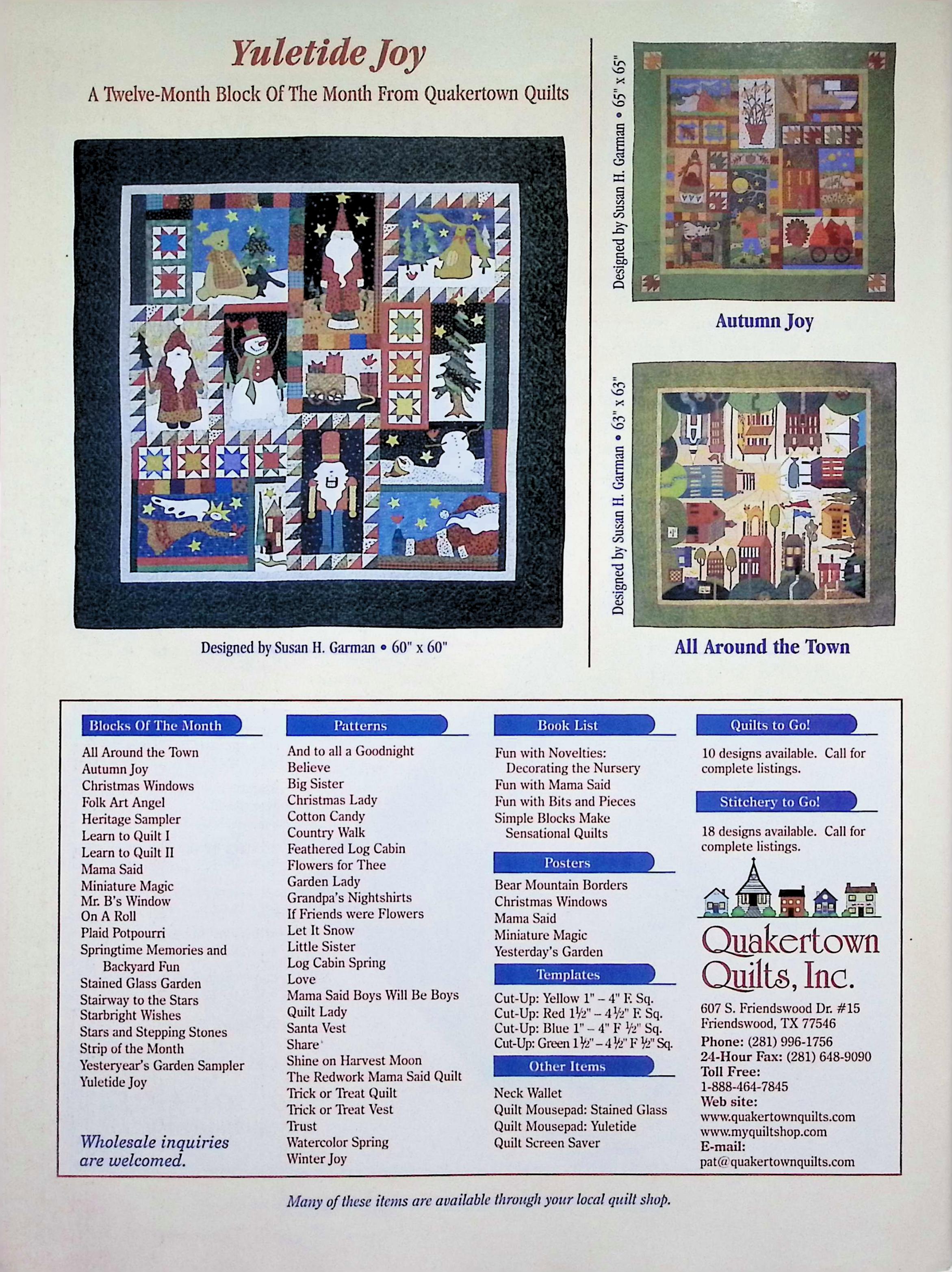 Quilt World Magazine March 2001 Springtime Quilt Cover — image 5