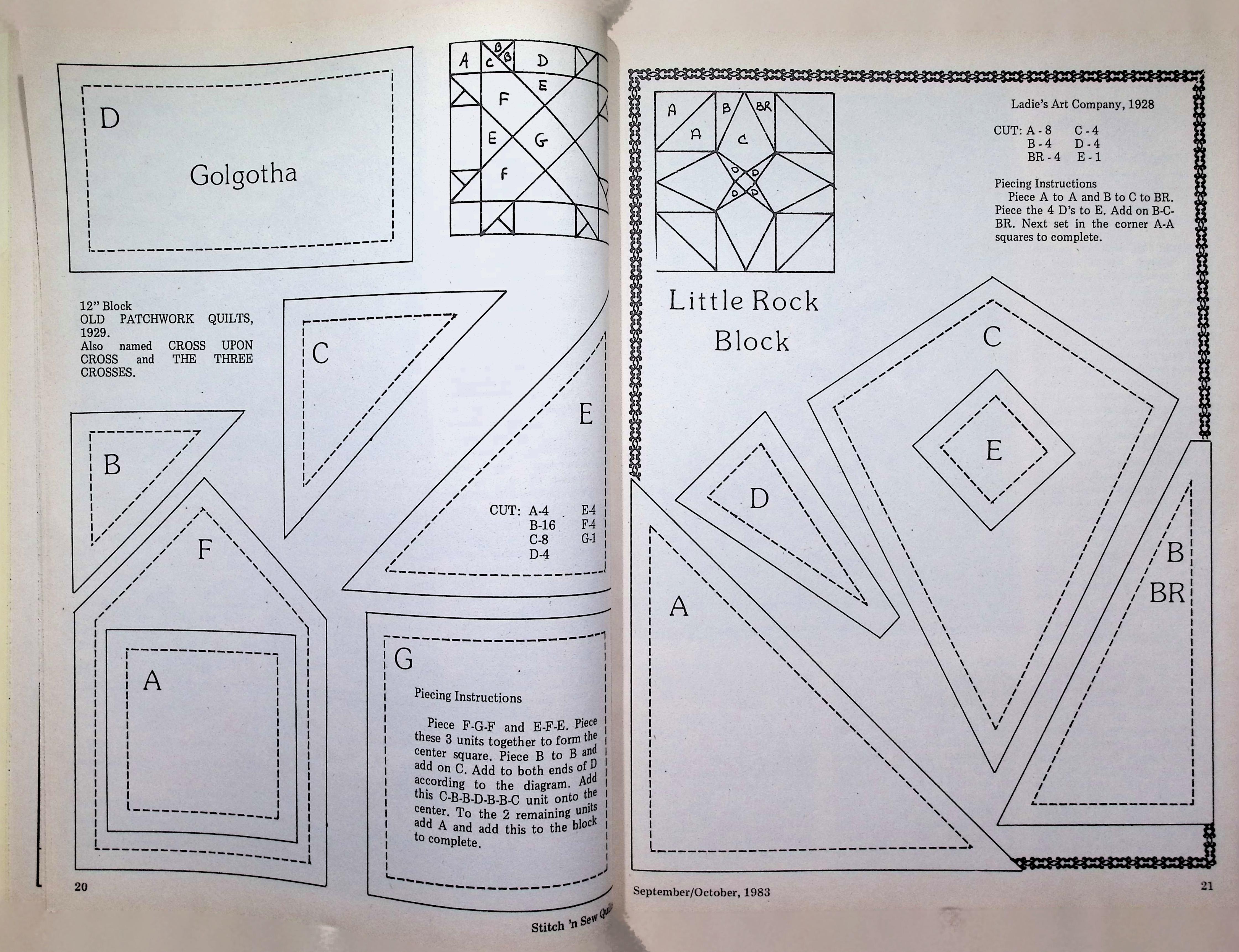 Stitch 'n Sew QUILTS Magazine Sampler Quilts Oct 1983 — image 3