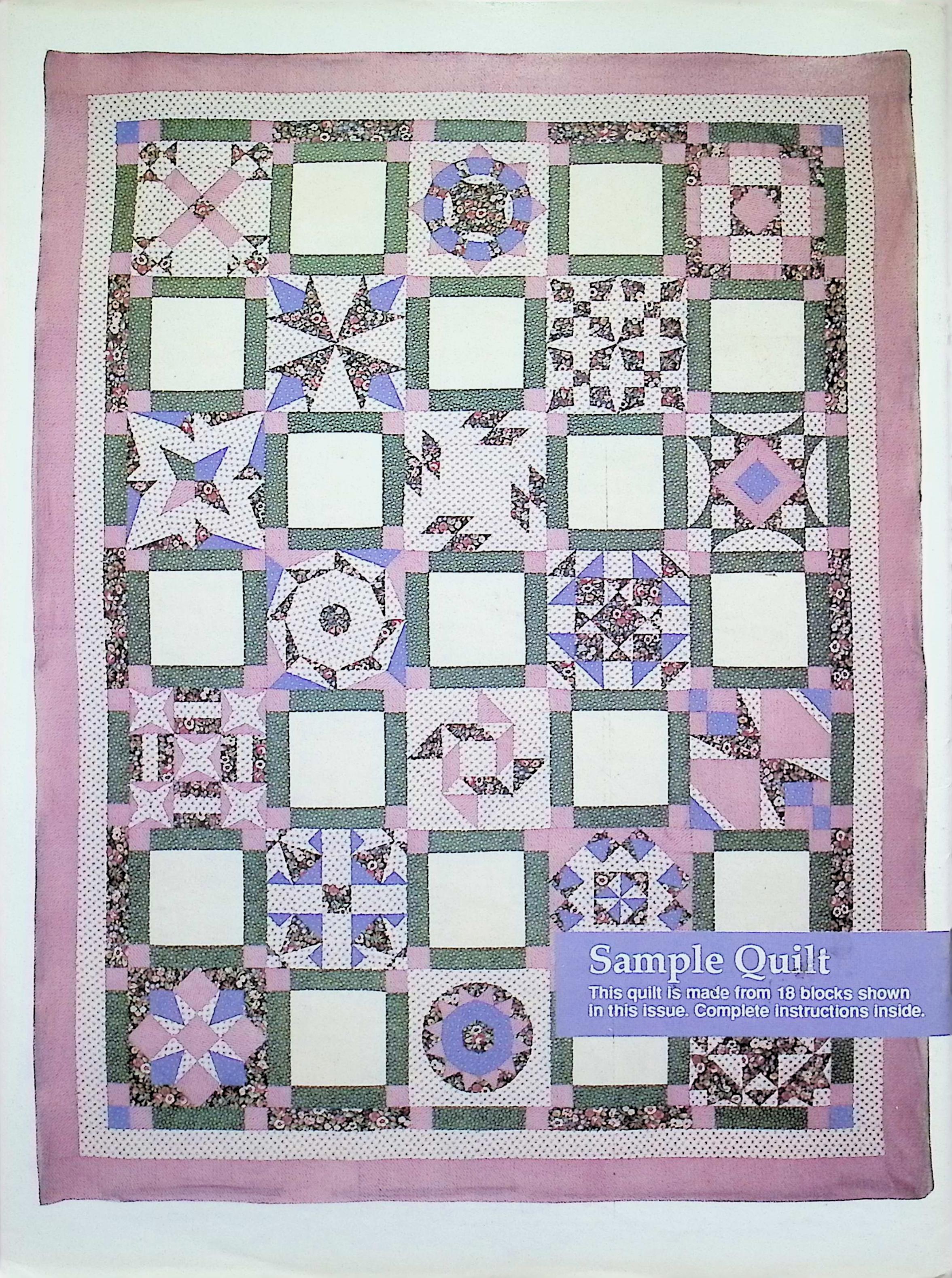 Stitch 'n Sew Quilts Magazine, Sunflower Quilt, Aug 1987 — image 5