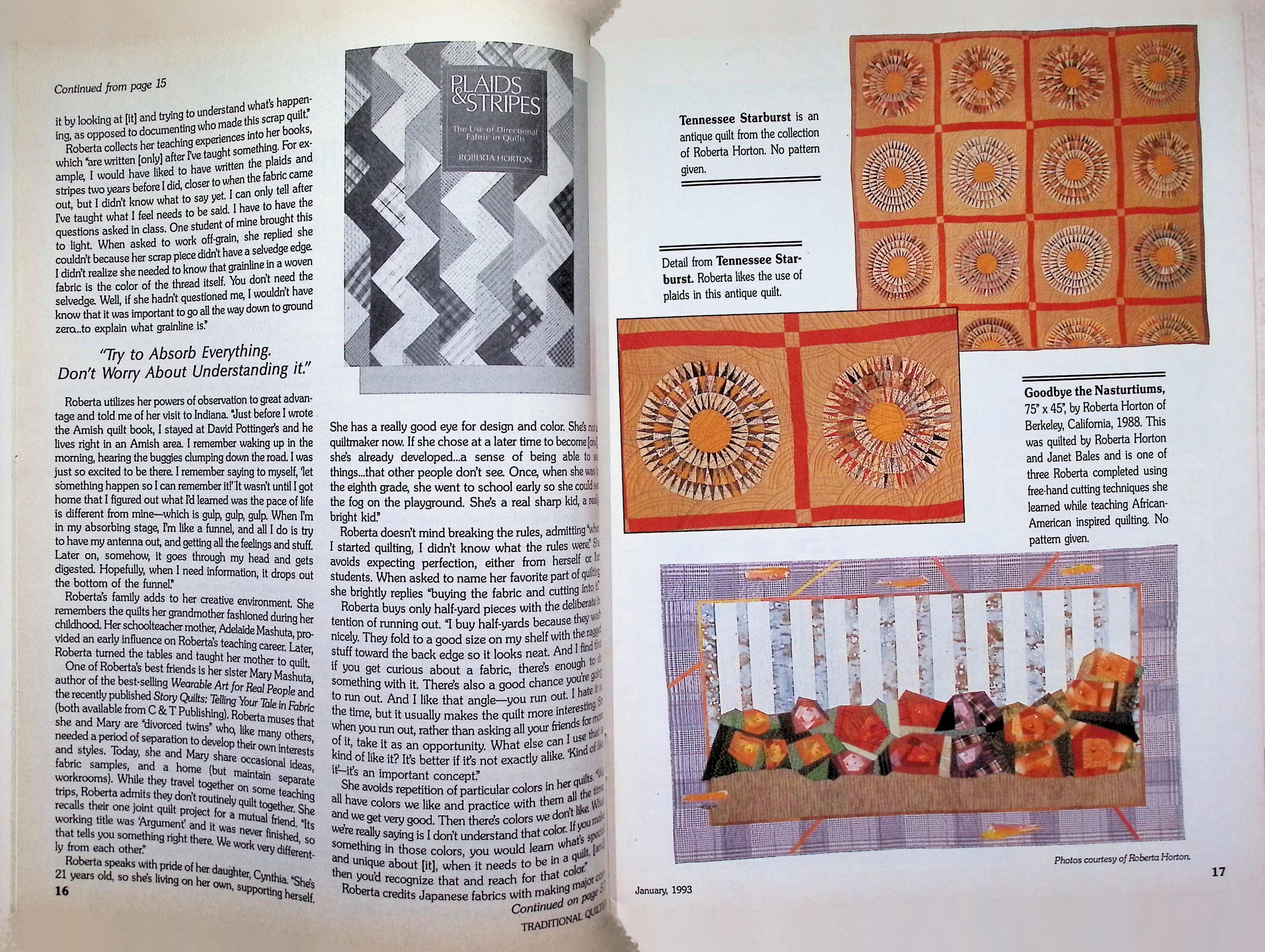 Traditional Quilter Magazine Jan 1993 Heart Quilt Cover — image 3