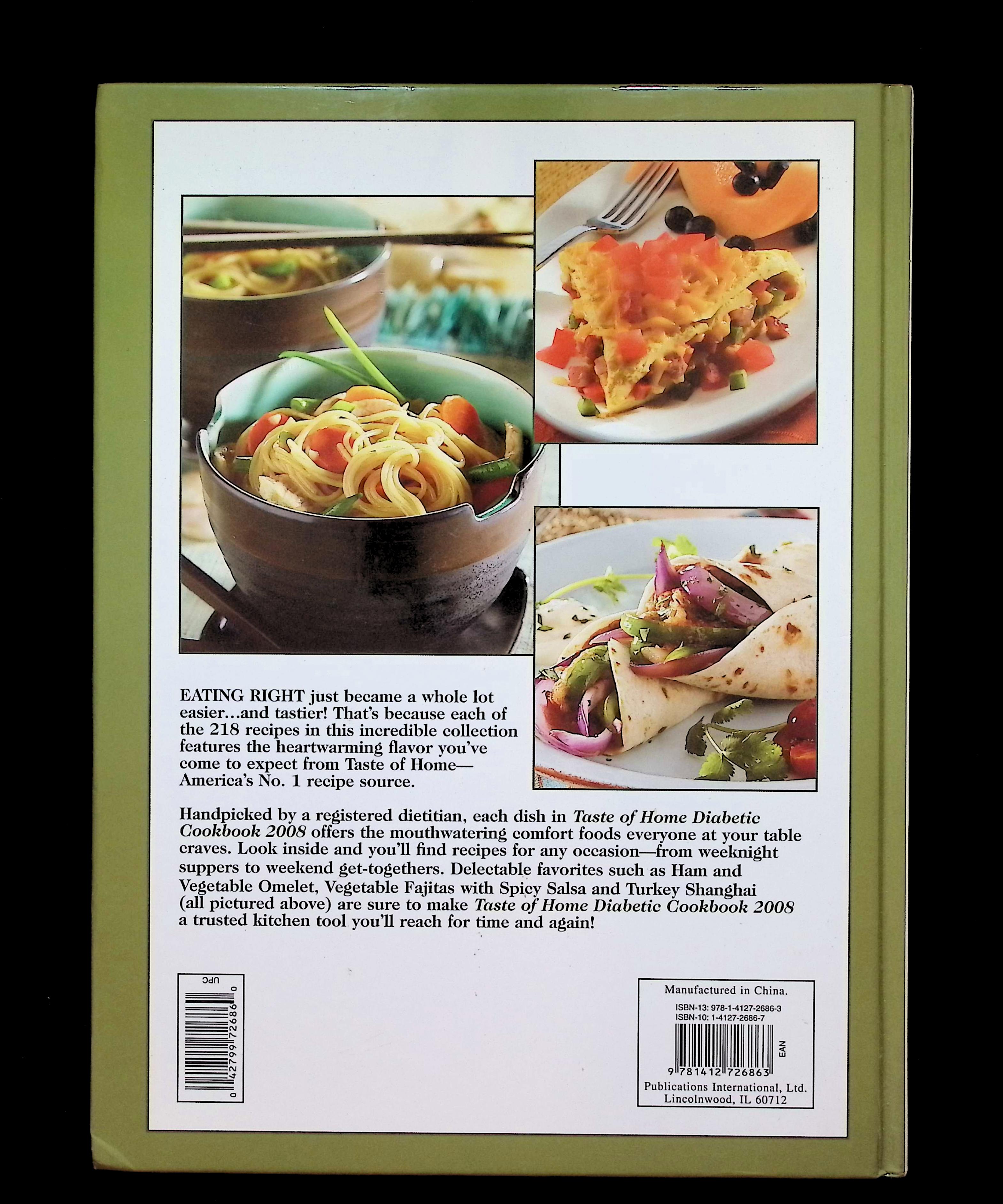 Taste of Home Diabetic Cookbook 2008 — image 2