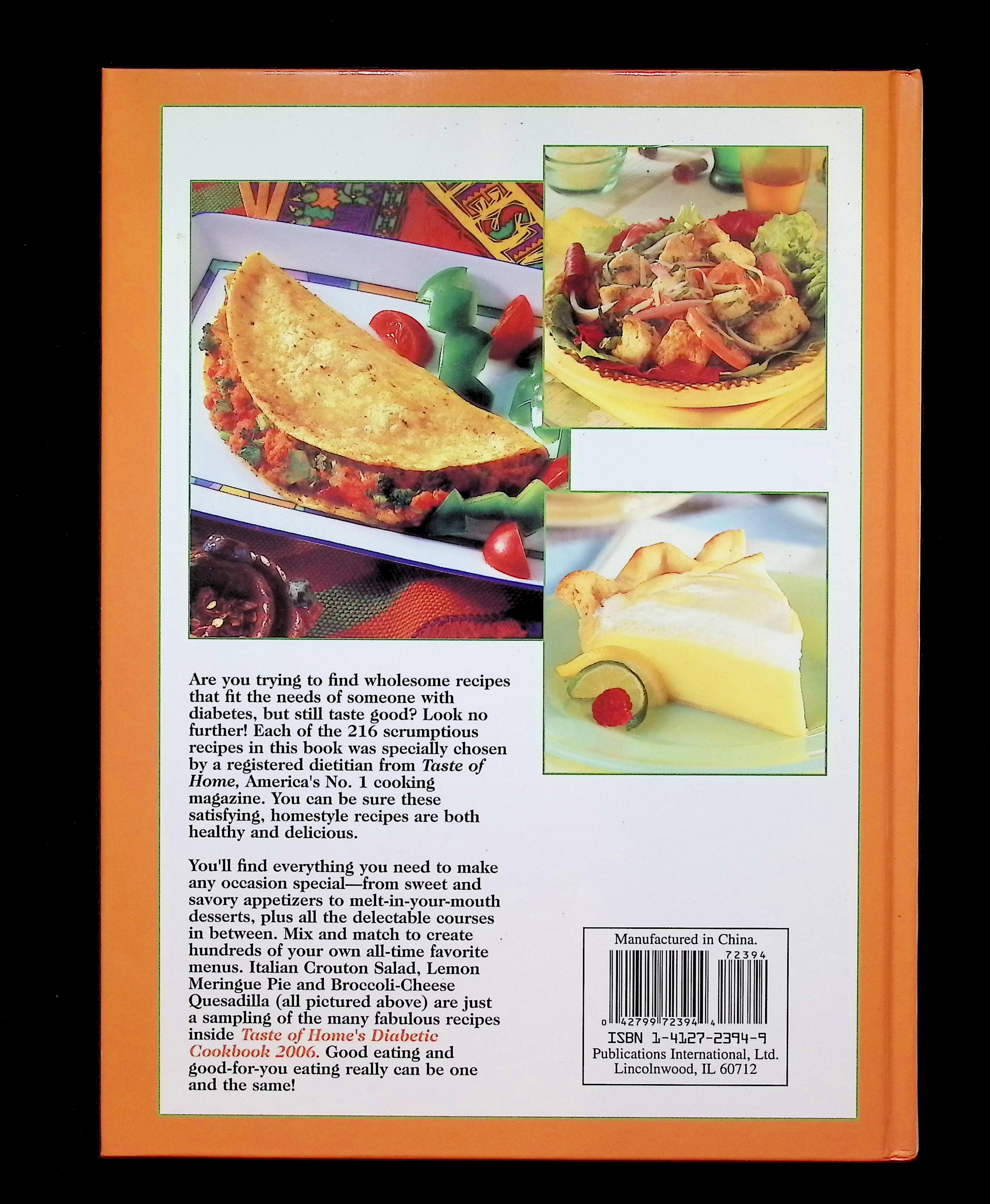 Taste of Home Diabetic Cookbook 2006 — image 2