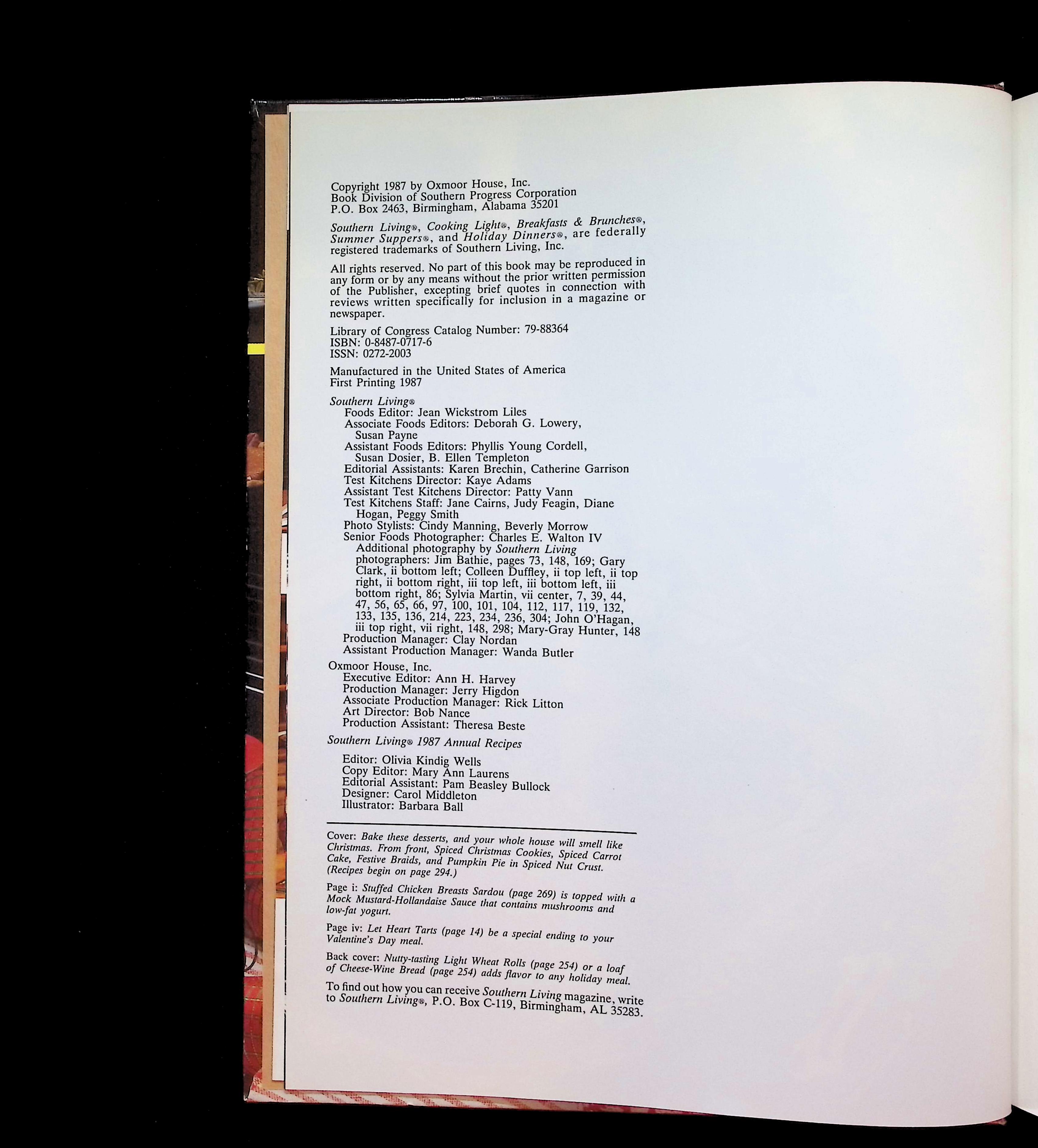 Southern Living 1987 Annual Recipes — image 3