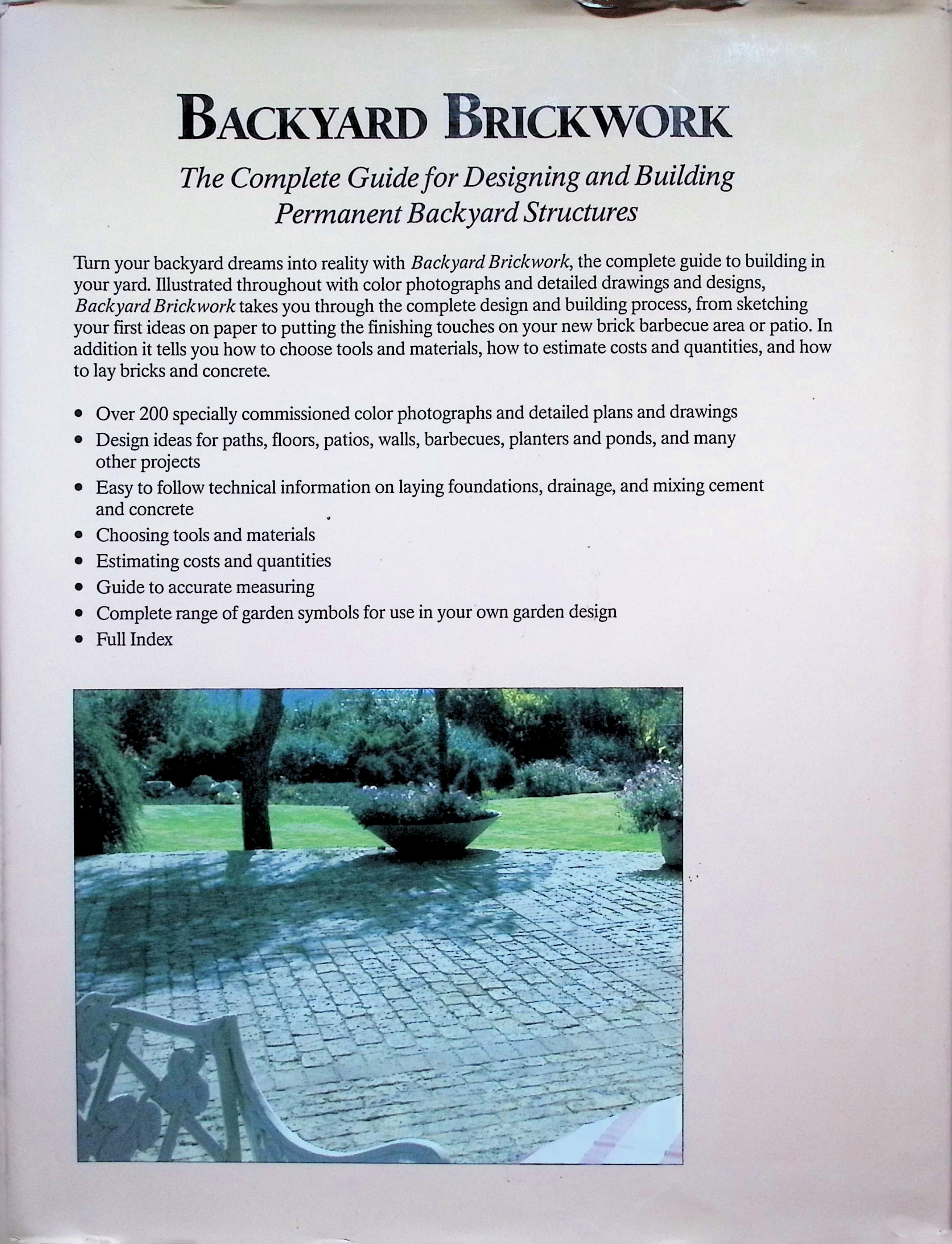 Backyard Brickwork: How to Build Walls, Paths, Patios & BBQs — image 5