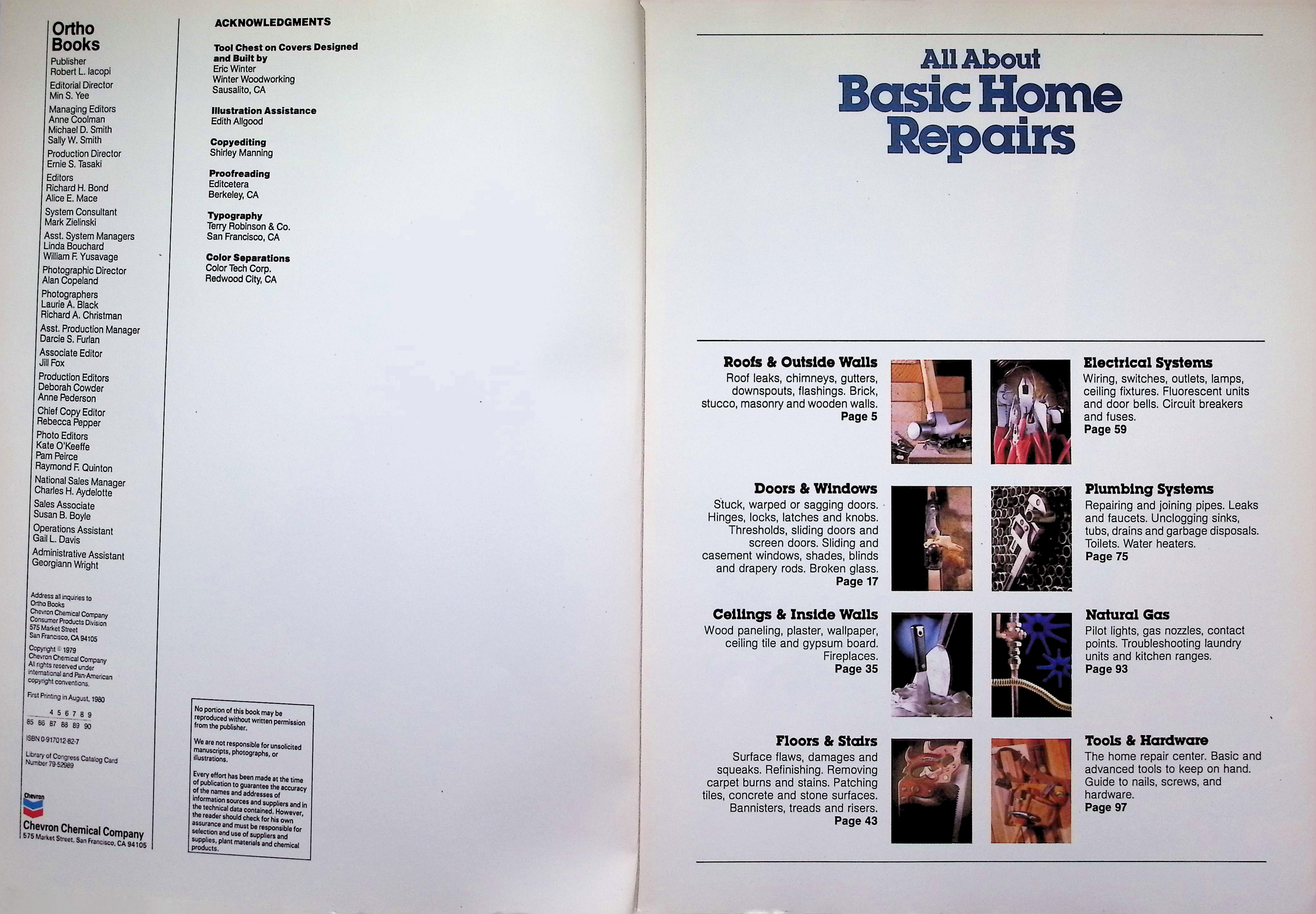 All About Basic Home Repairs DIY Guide Ortho Books — image 2