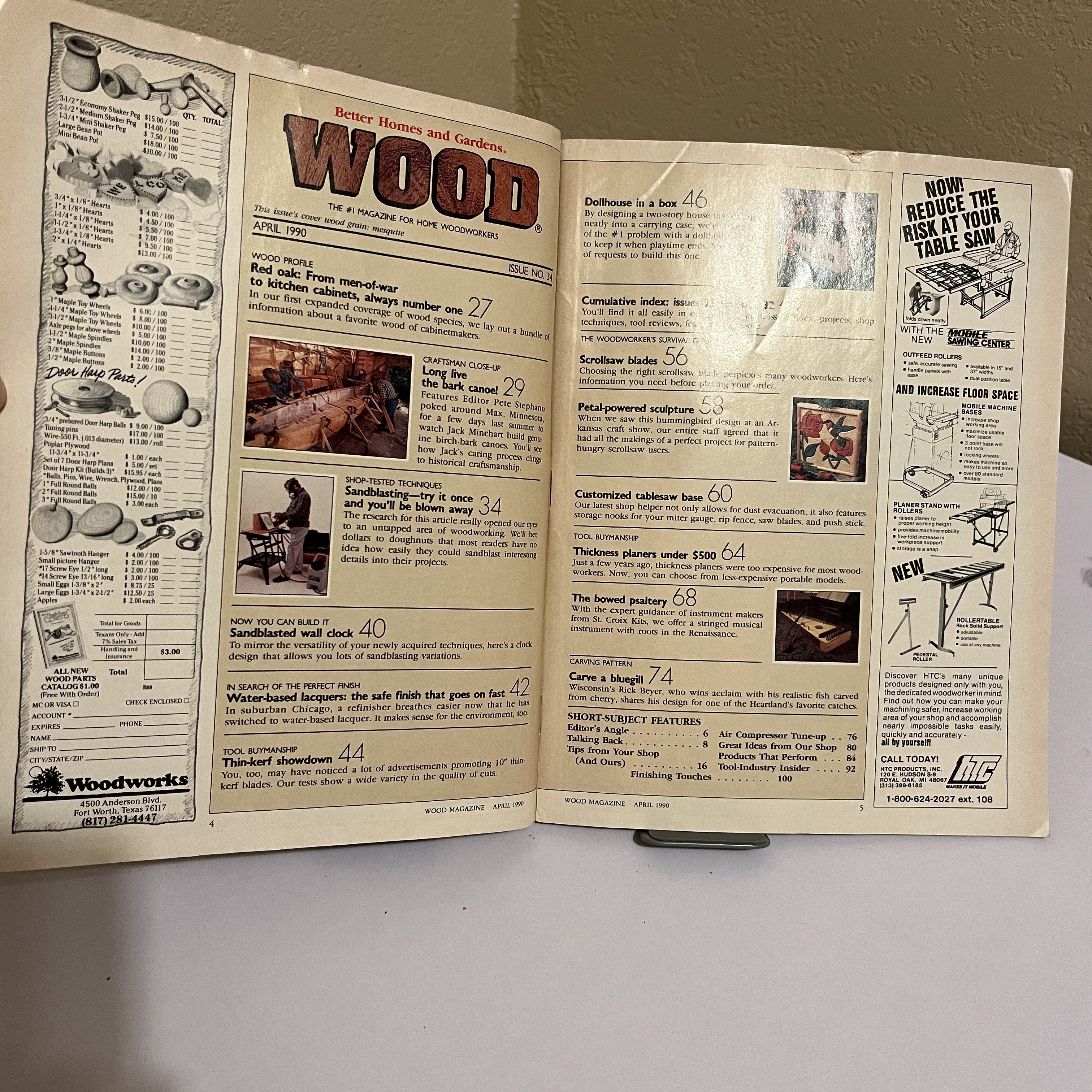 Wood Magazine, April 1990, Dollhouse in a Box Project — image 2