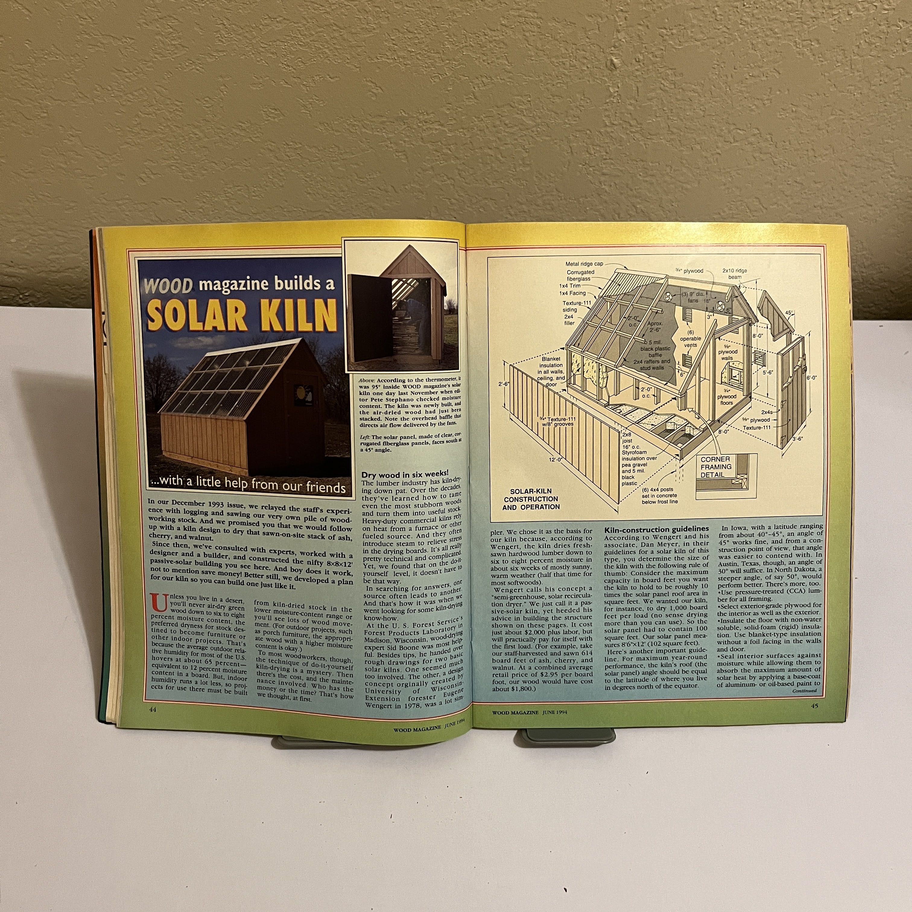 WOOD Magazine June 1994 - Old-Time Wooden Wagon Plans — image 4