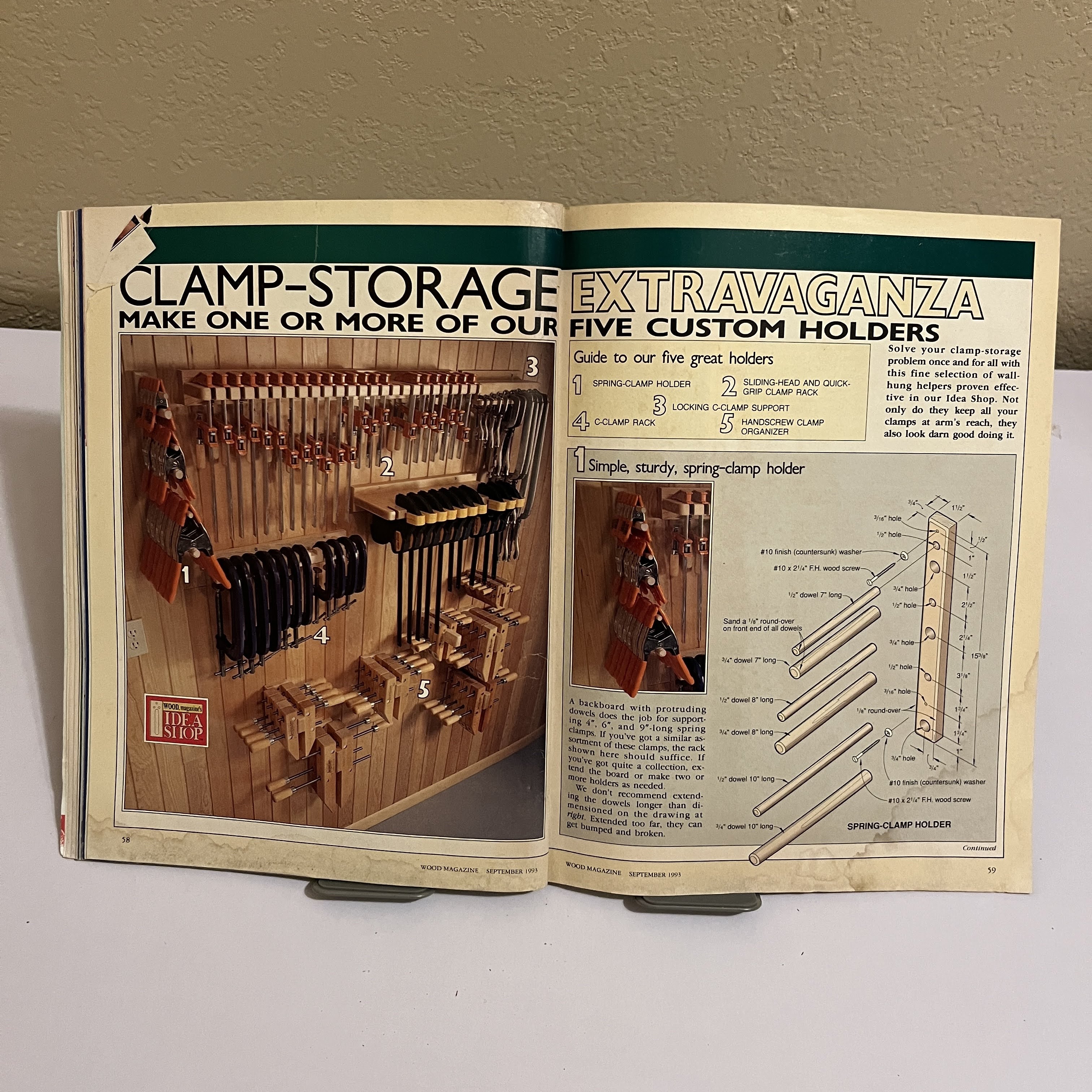 WOOD Magazine Sept 1993 Mission-Style Tall Clock — image 4
