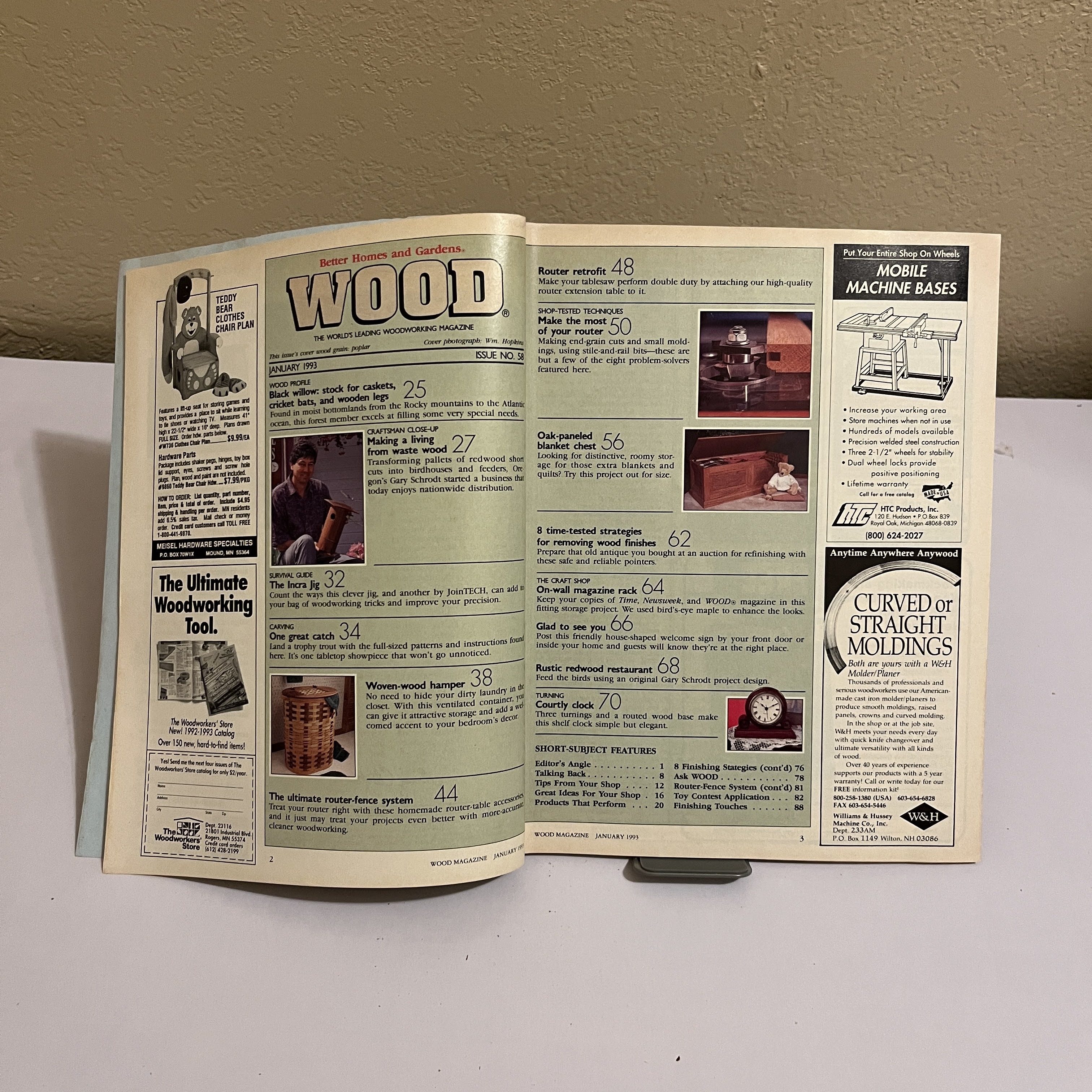 WOOD Magazine Jan 1993, Woodworking Router Tips — image 2