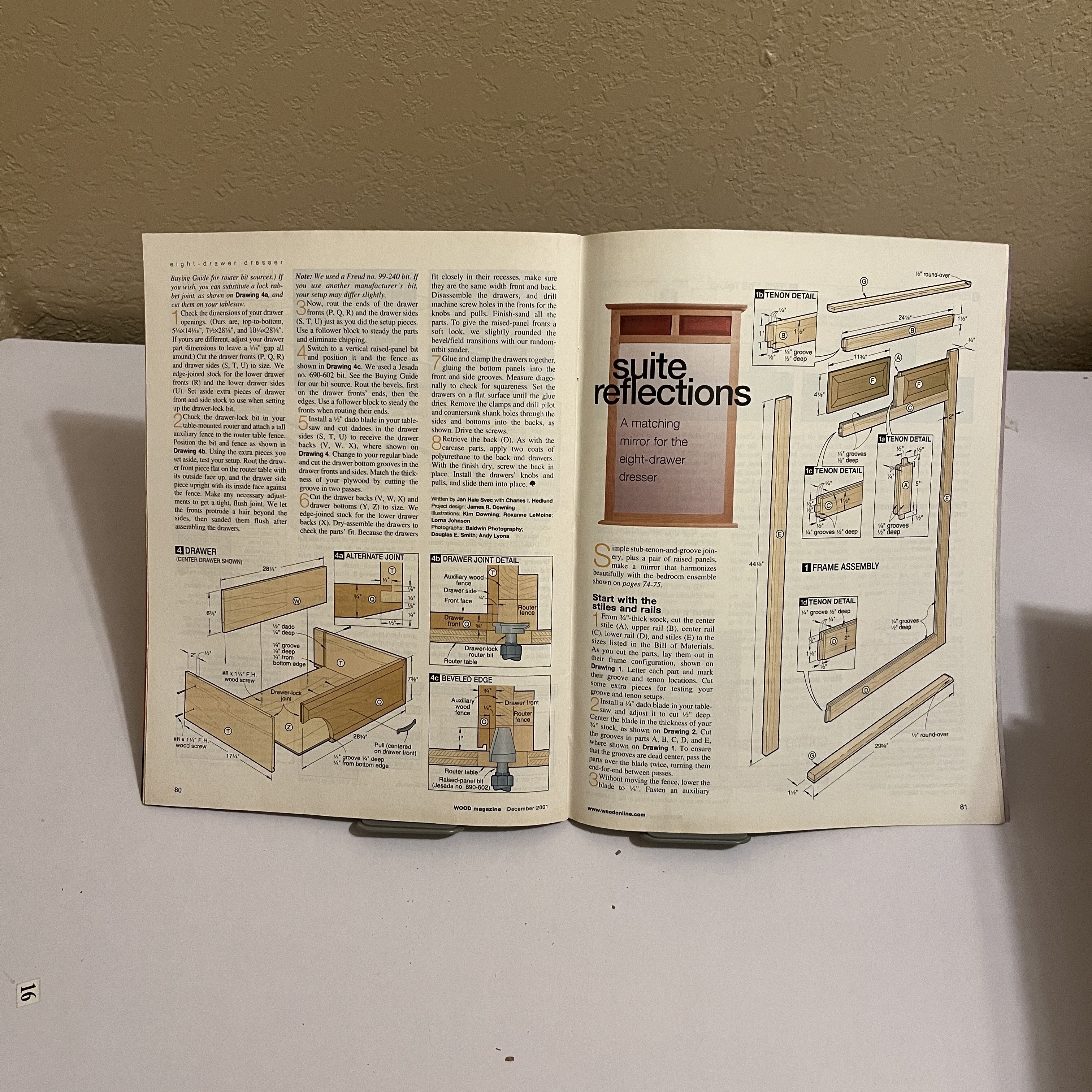 WOOD Magazine Dec 2001 Benchtop Router Table Plans — image 3