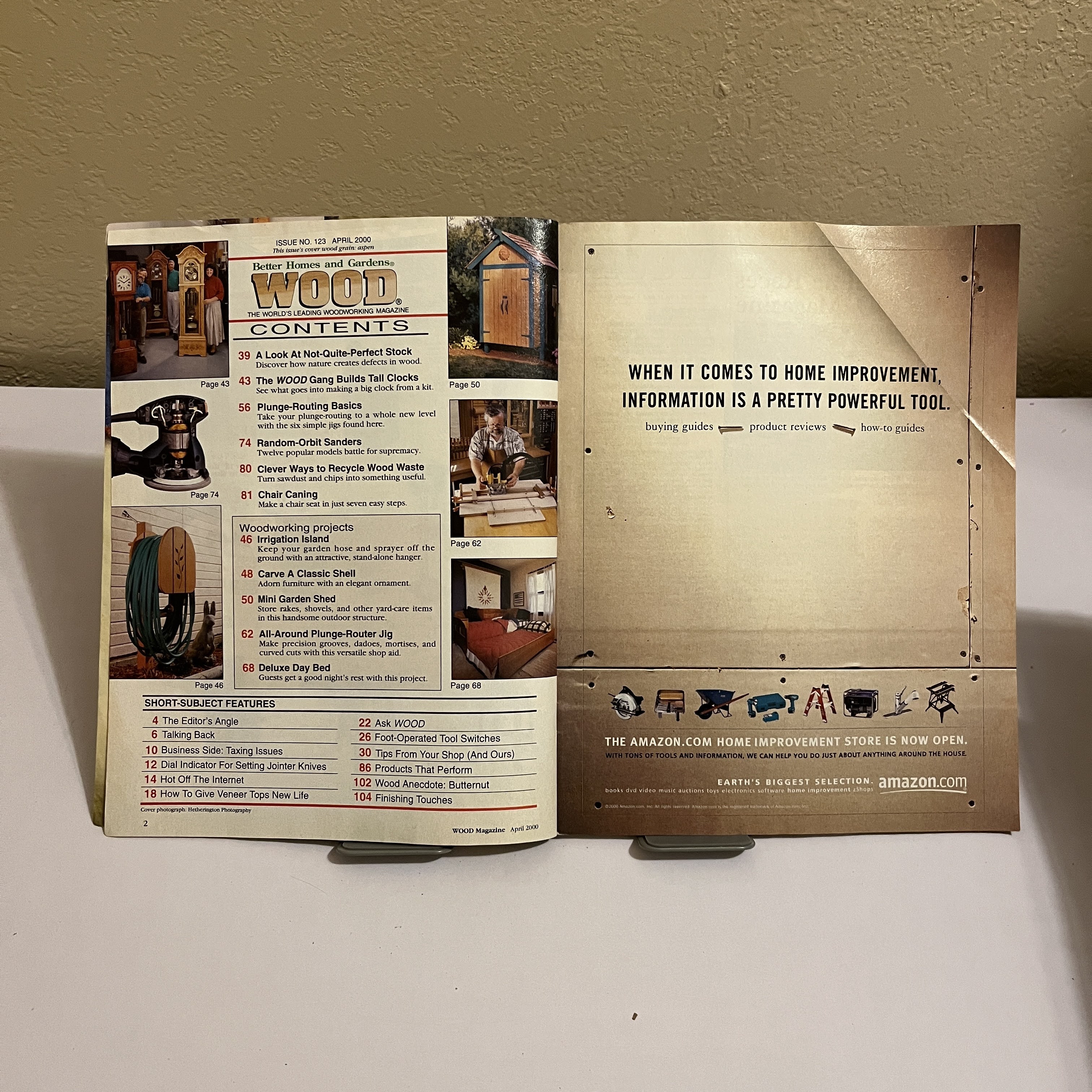 WOOD Magazine April 2000, Garden Shed Plans — image 2