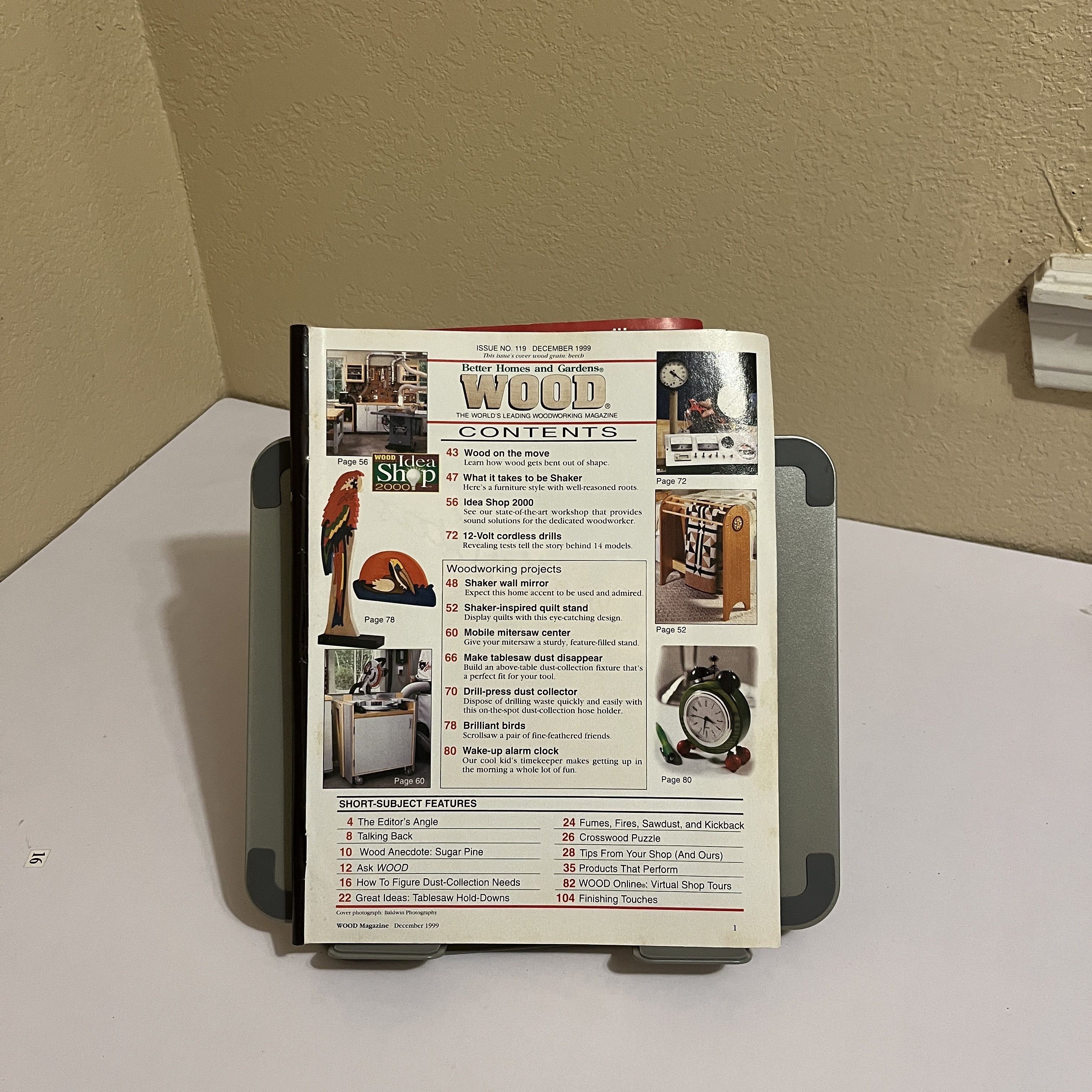 WOOD Magazine Dec 1999 Cordless Drills Test — image 2