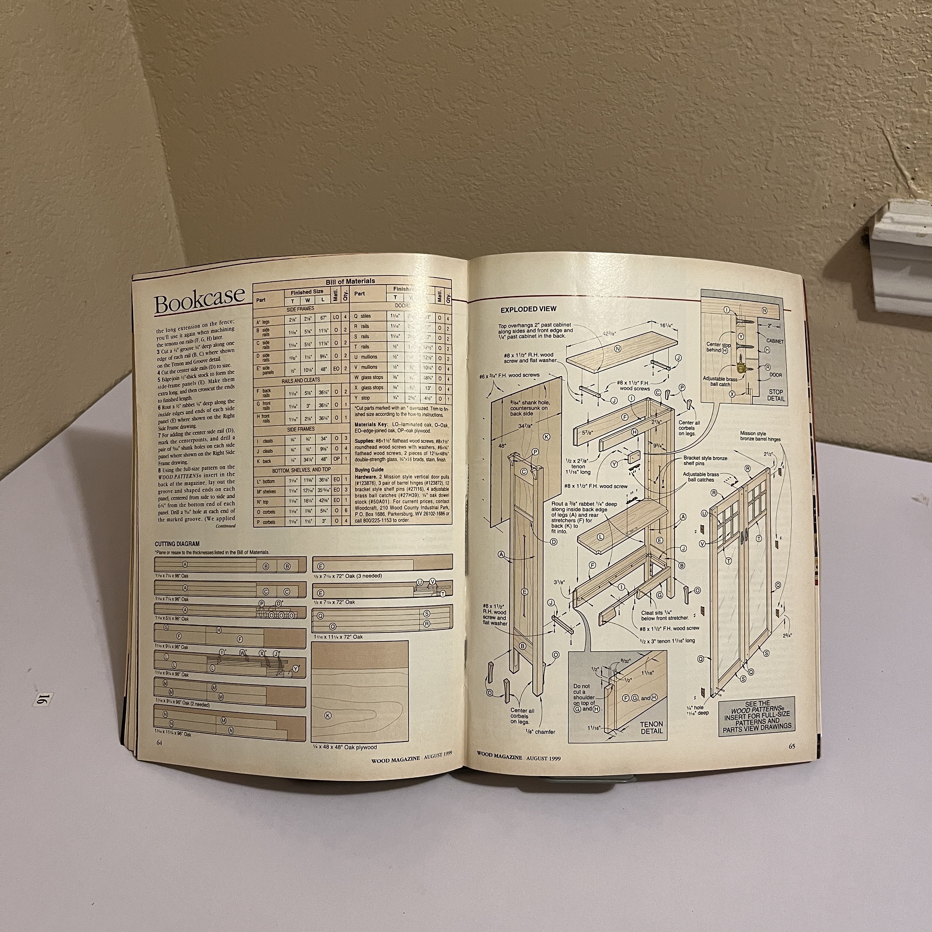 WOOD Magazine Aug 1999 Grand Garden Arbor Plans — image 2