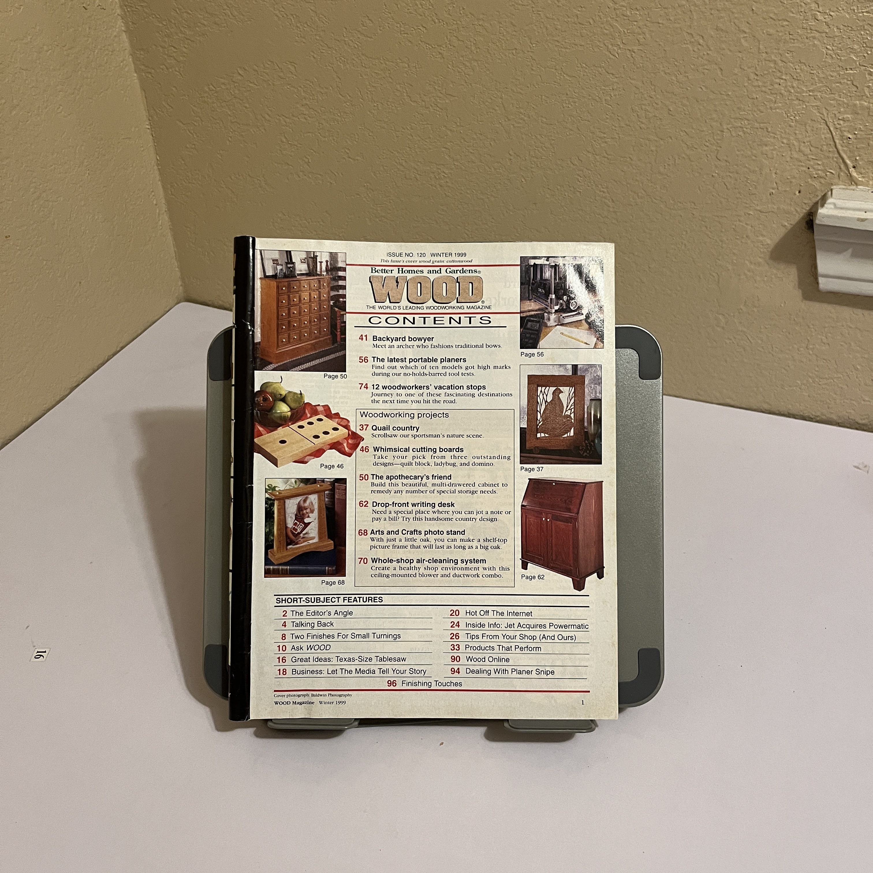 WOOD Magazine Winter 1999, Portable Planers Guide — image 2