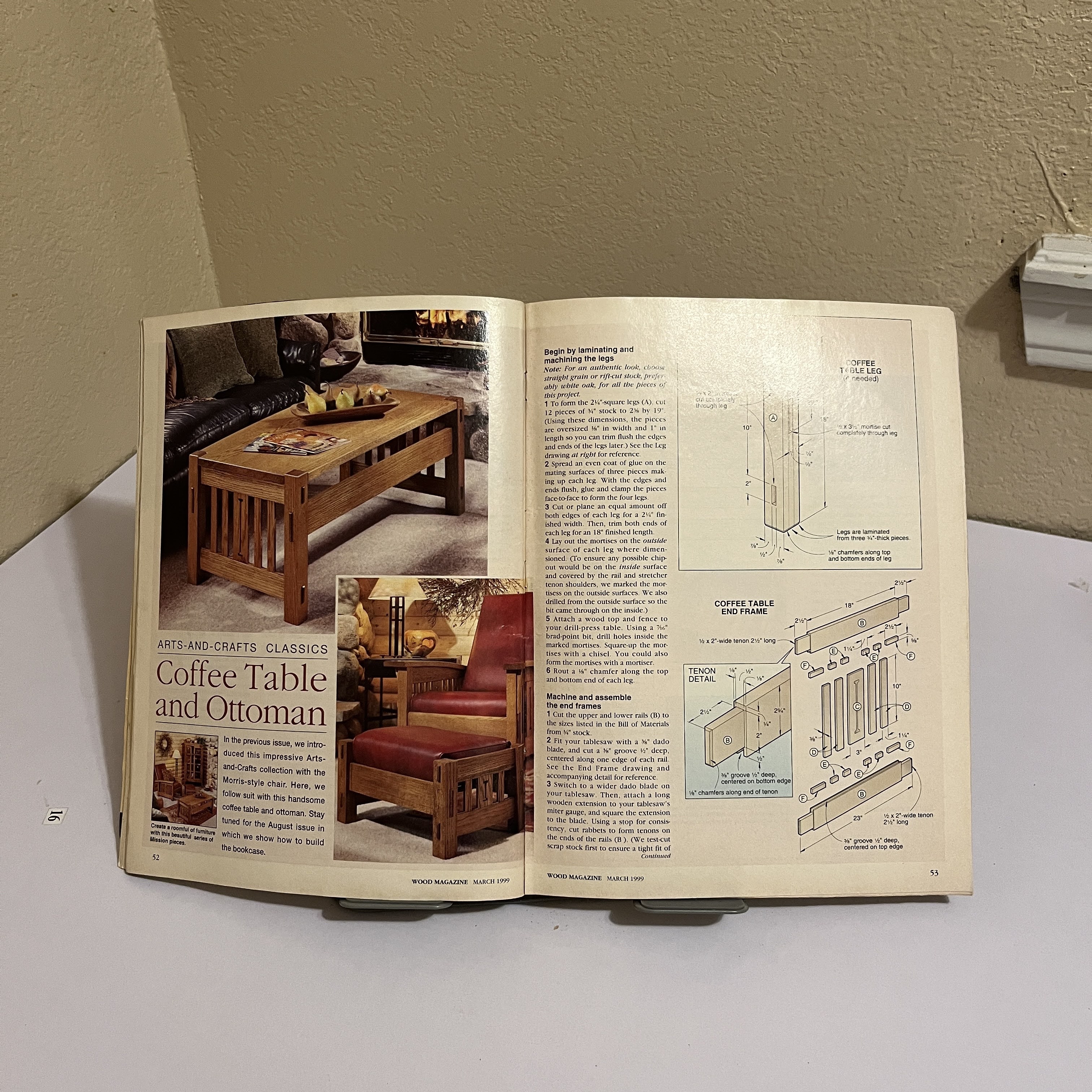 WOOD Magazine March 1999, Trim Routers Cover — image 3