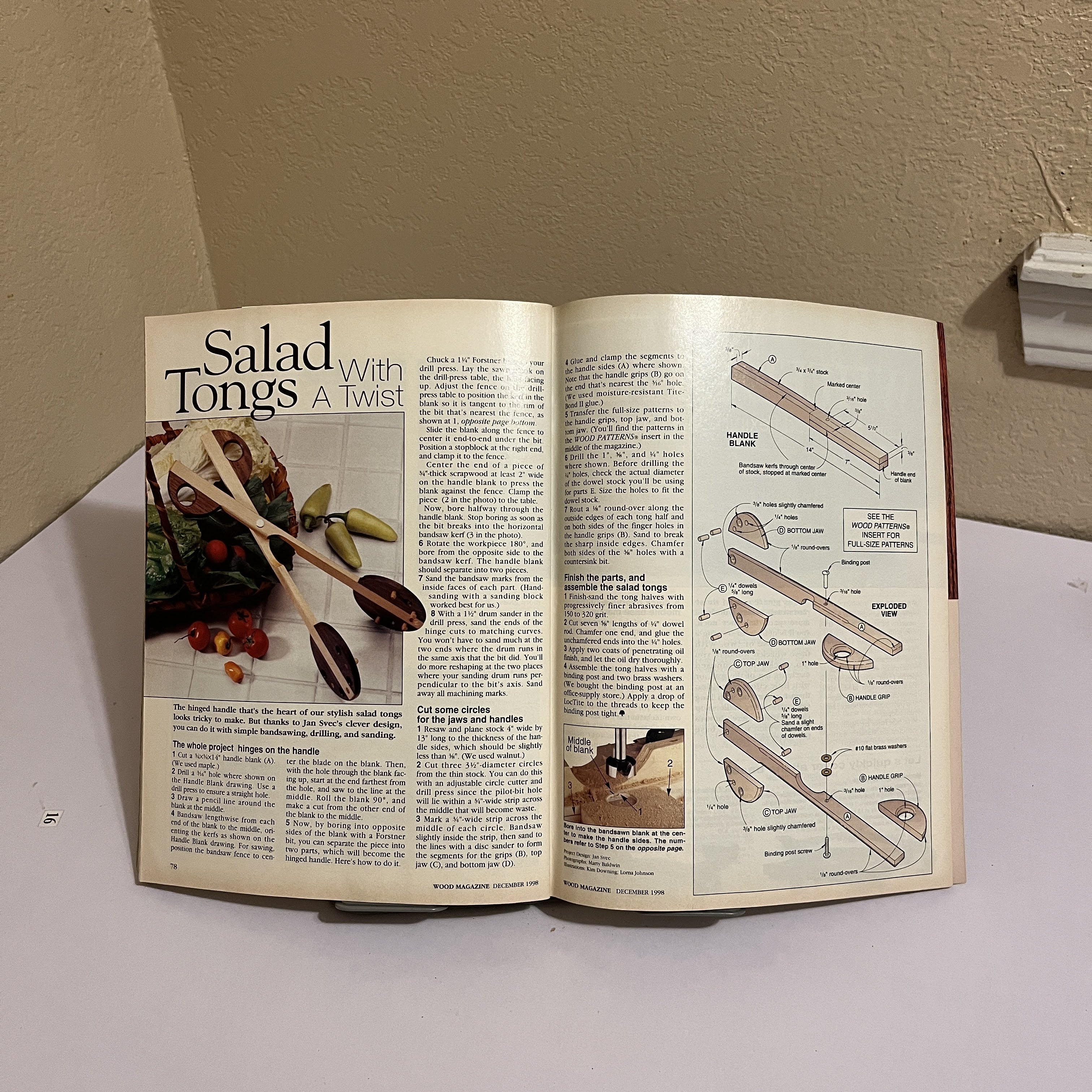 WOOD Magazine December 1998 Steamer Trunk Plans — image 3