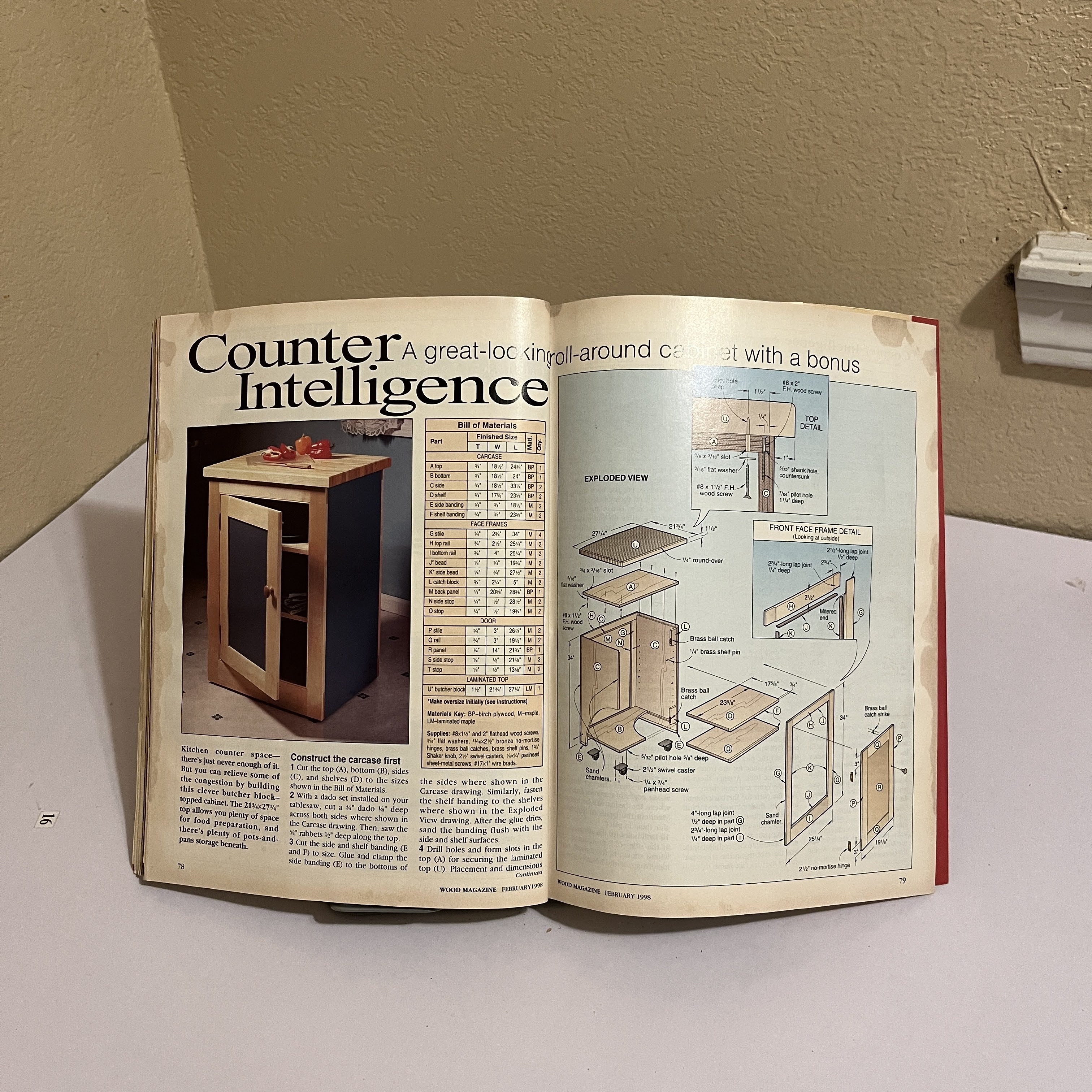 WOOD Magazine Feb 1998 Workbench Built-Ins — image 4