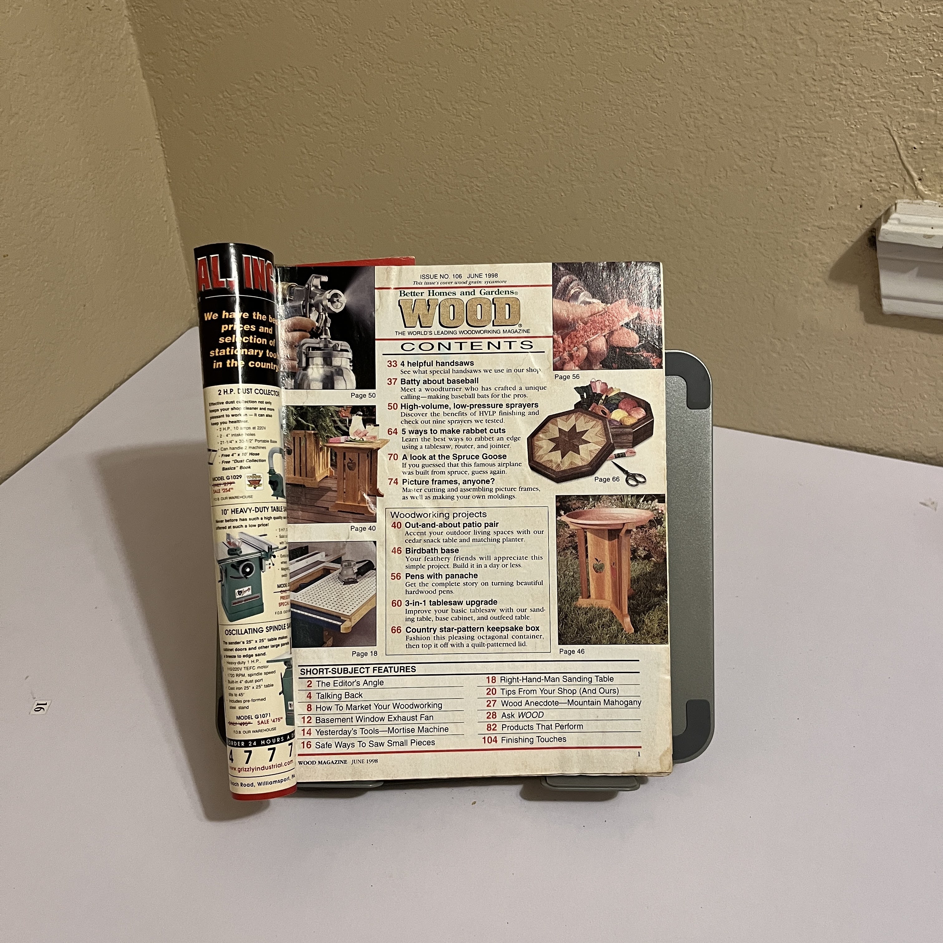 WOOD Magazine June 1998 Tablesaw Add-Ons — image 2