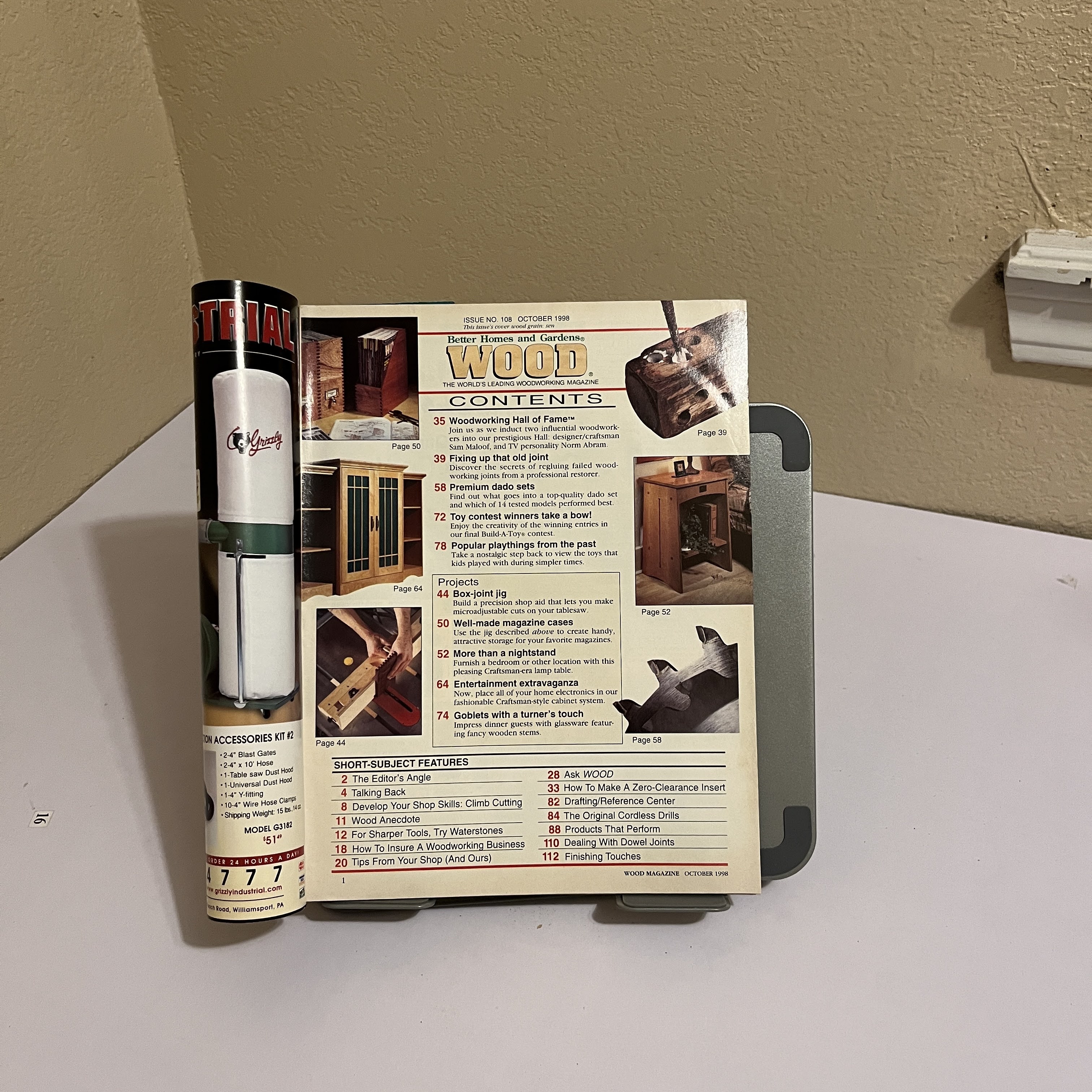 WOOD Magazine Craftsman Entertainment Center Oct 1998 — image 2