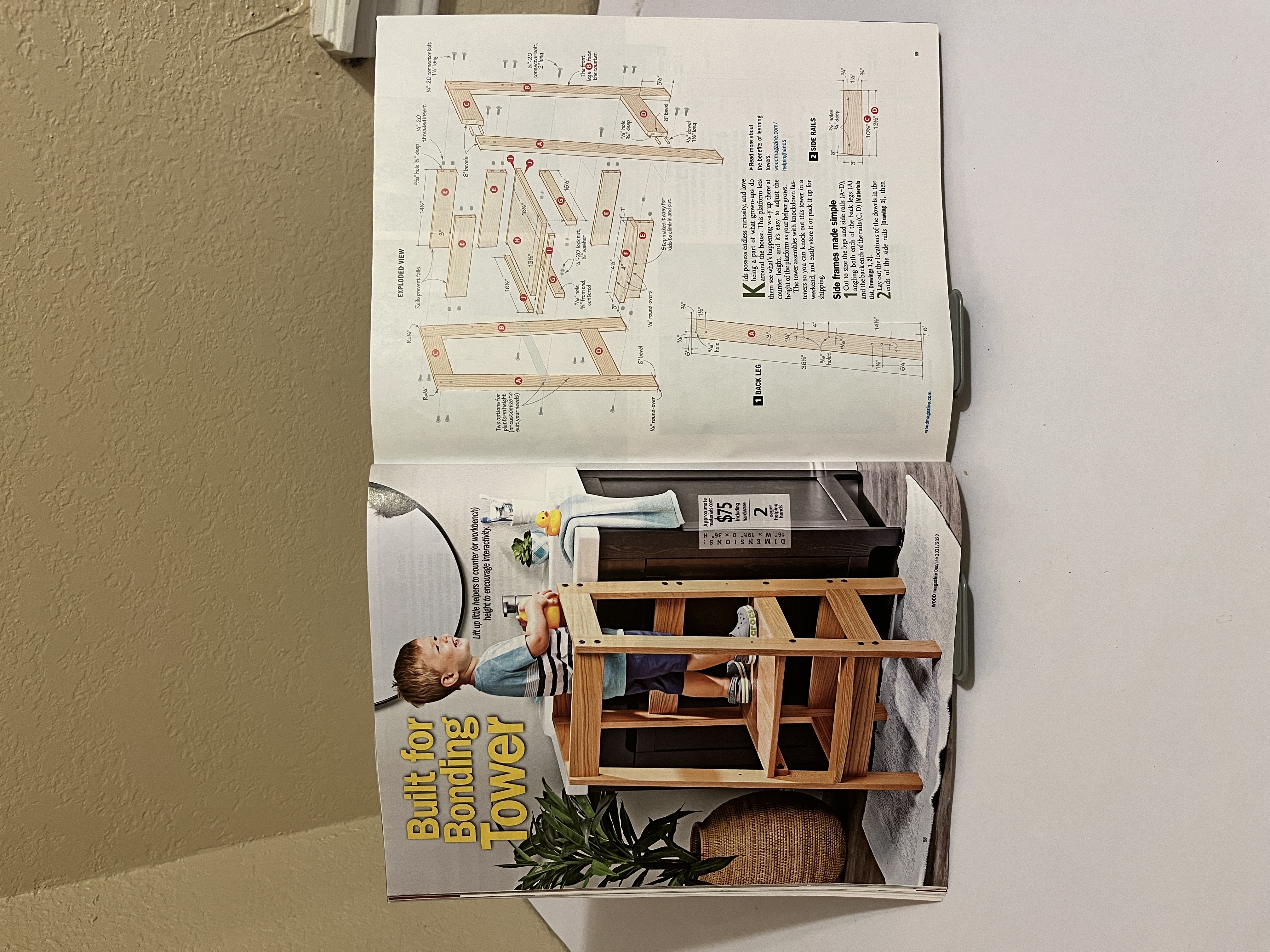 WOOD Magazine Mini-Marvel Workbench Issue 279 2022 — image 2