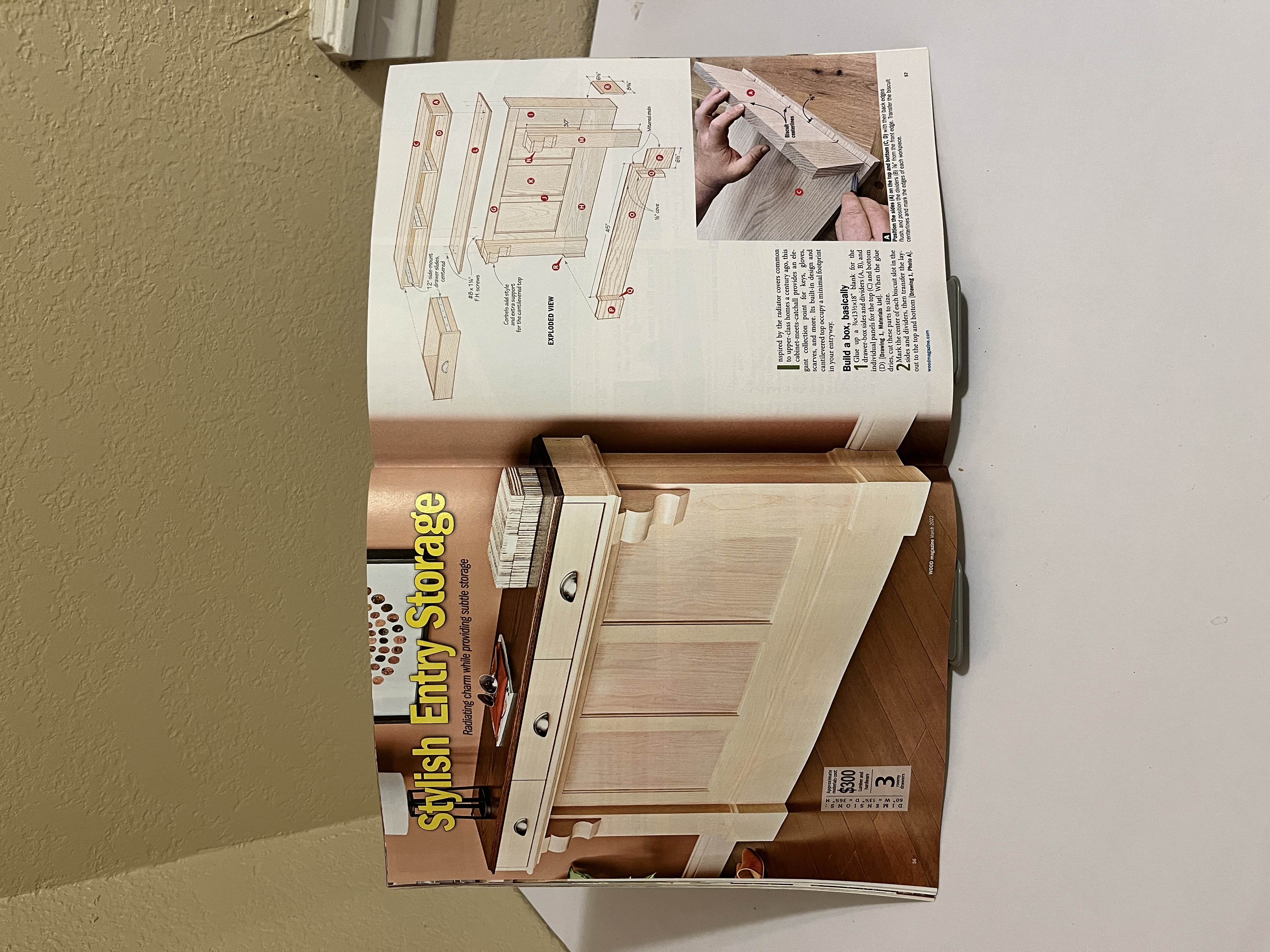 WOOD Magazine, Drawer Joints Plans, March 2022 Issue 280 — image 4