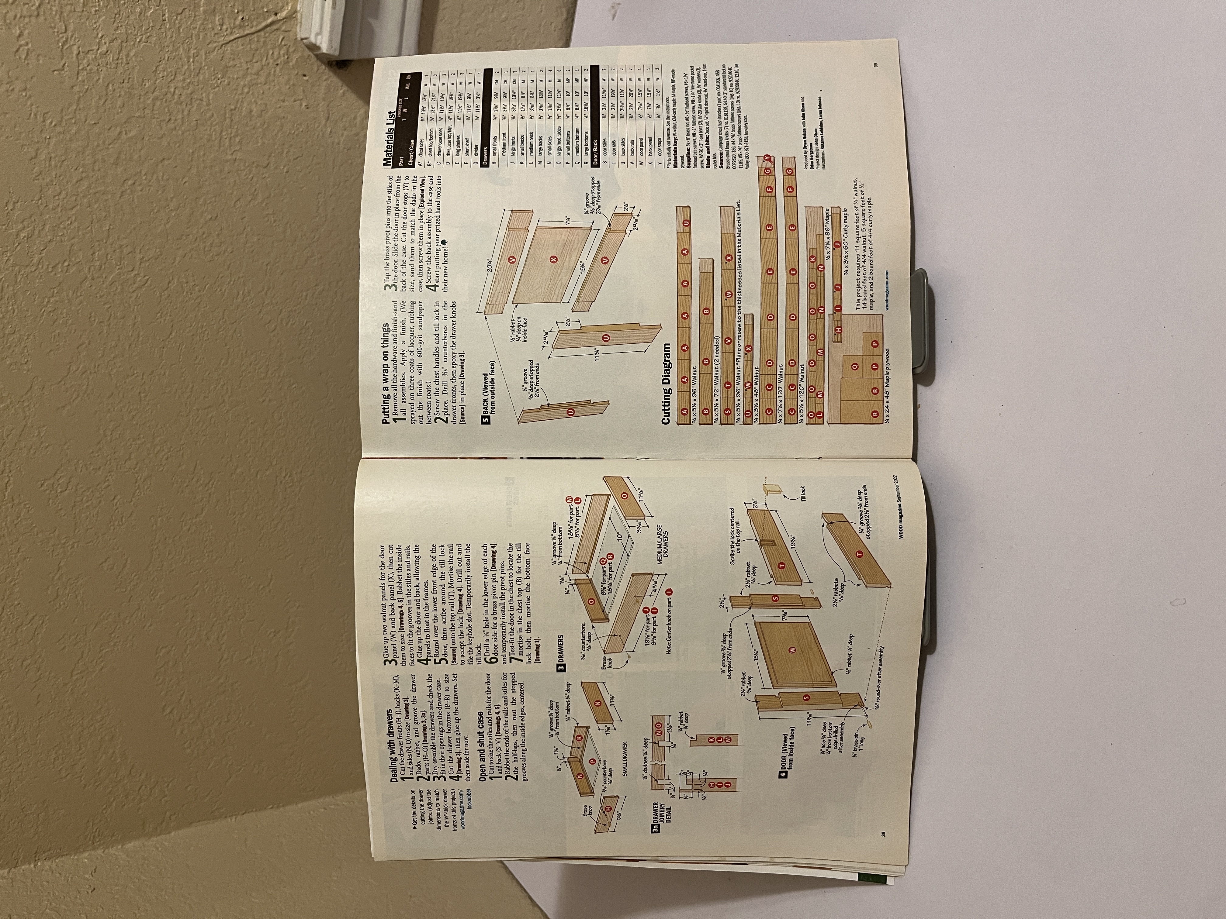 WOOD Magazine Sep 2022 Heirloom Tool Chest Plans — image 2