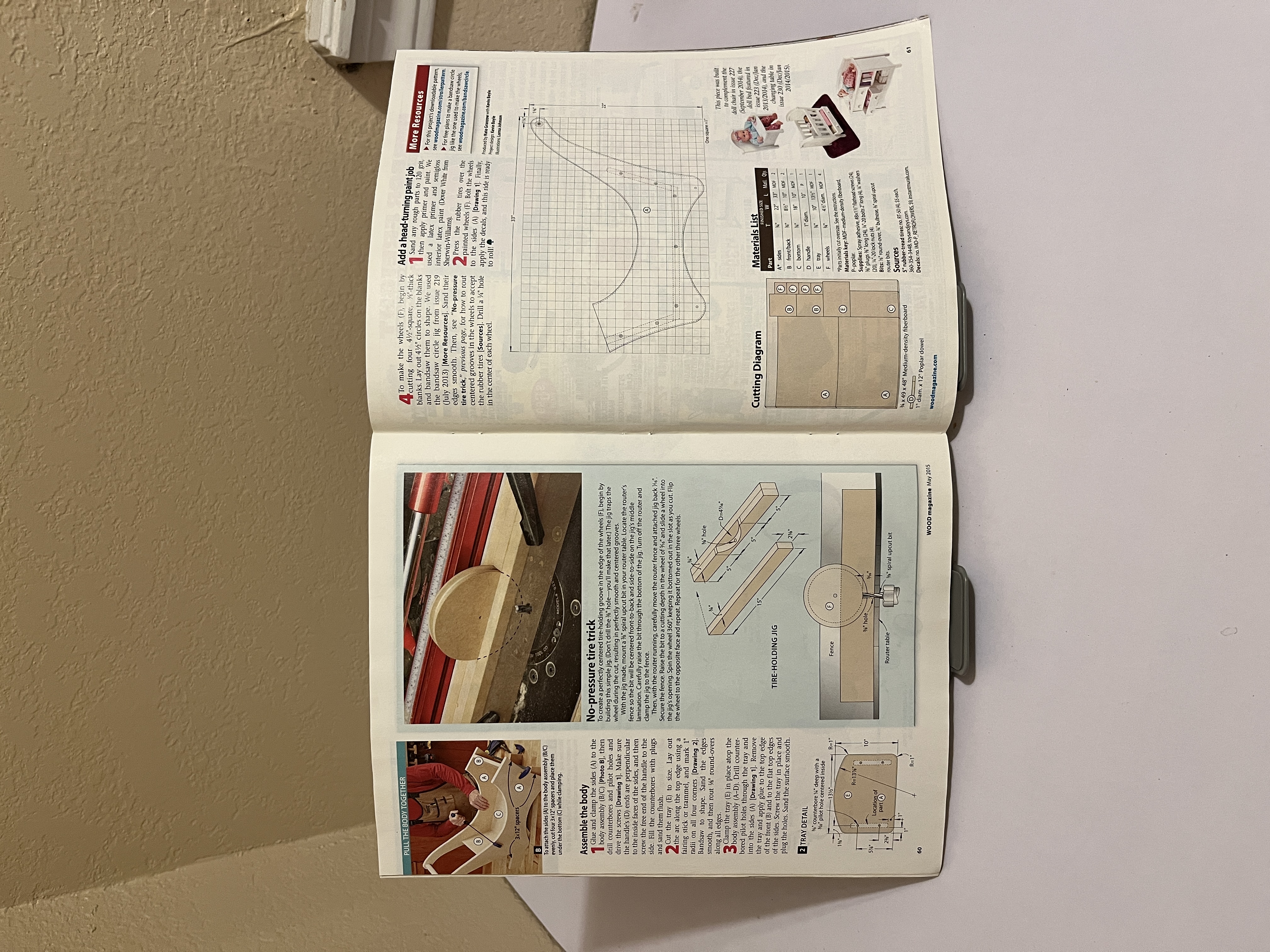 WOOD Magazine May 2015 Display Bookcase Plans — image 3