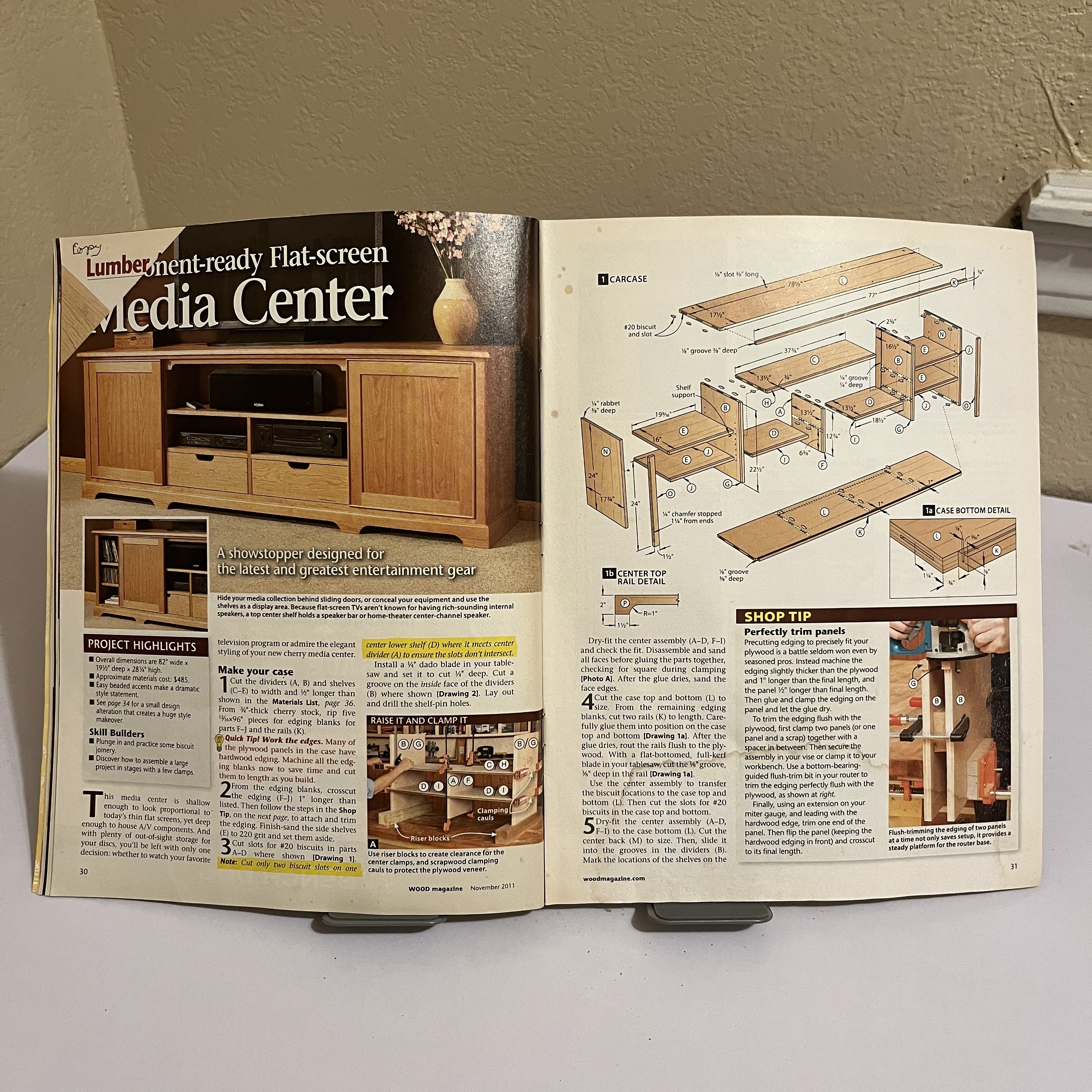 WOOD Magazine Nov 2011 Goofproof Glue-ups — image 2