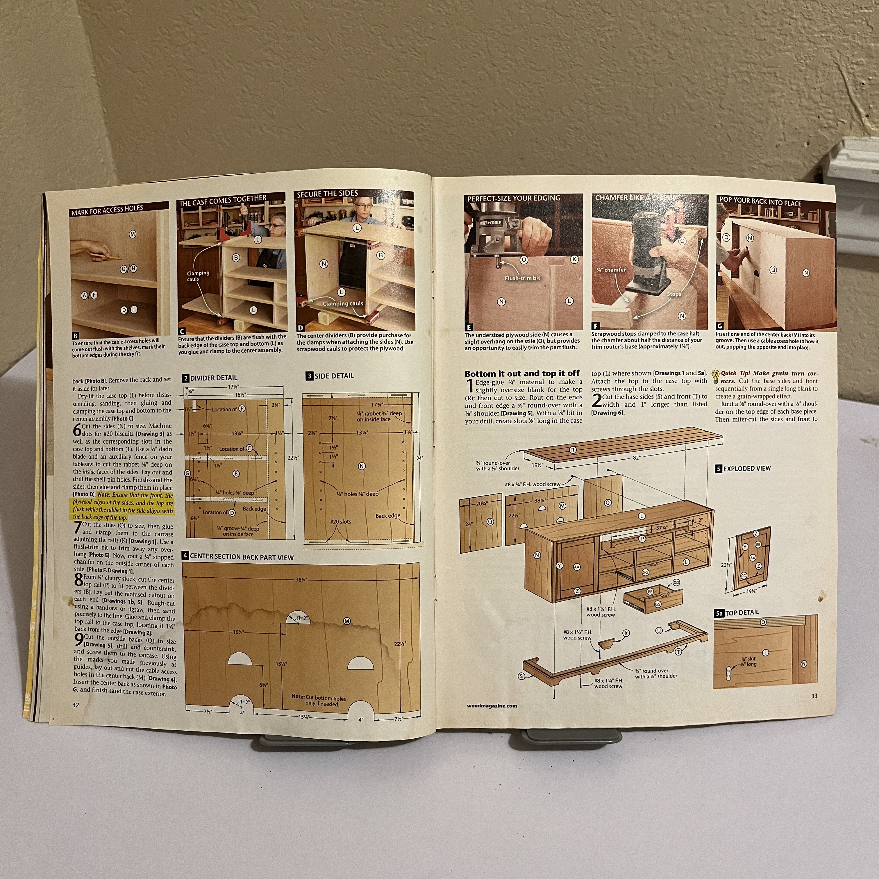 WOOD Magazine Nov 2011 Goofproof Glue-ups — image 3