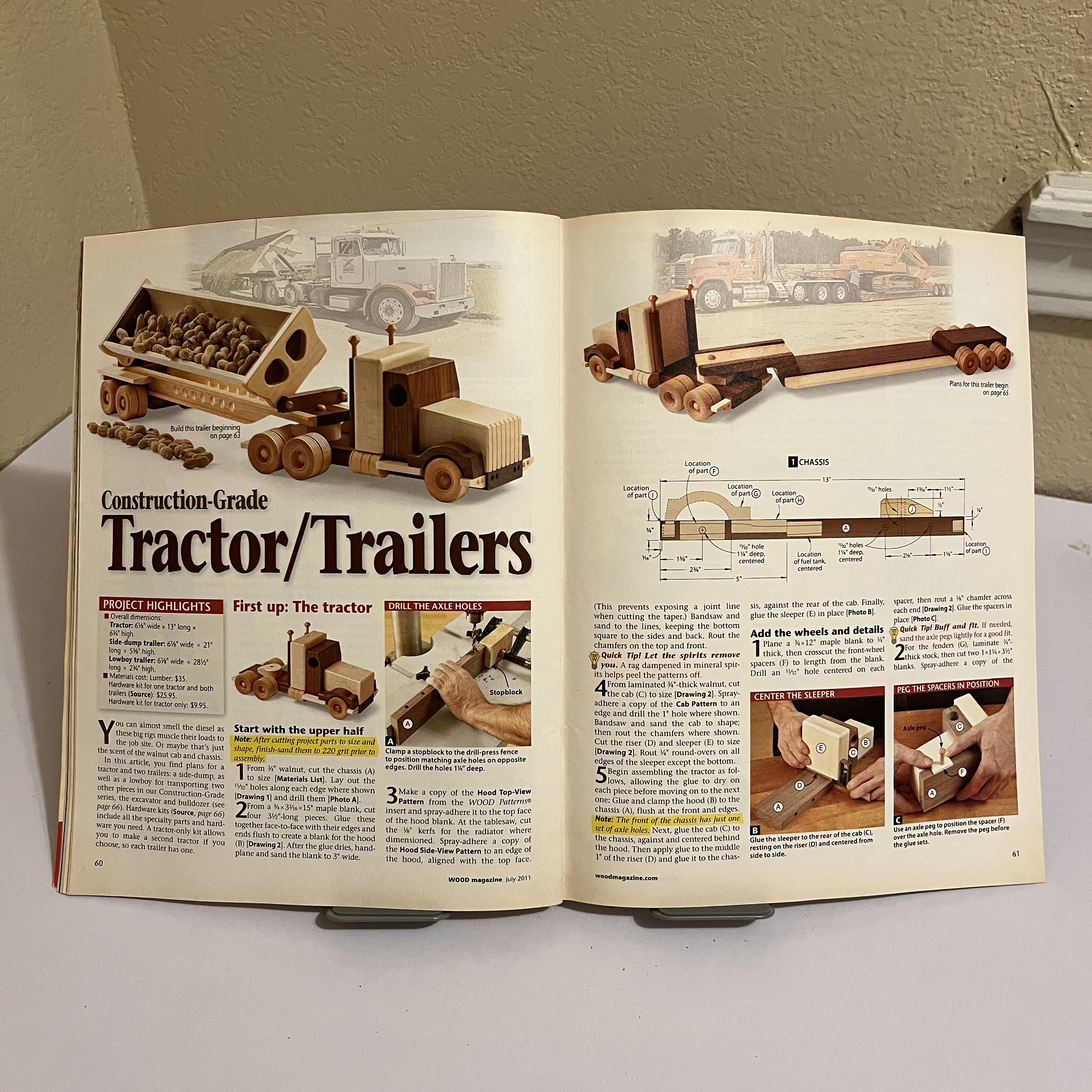 WOOD Magazine July 2011 - Easy-to-Build Glider — image 2