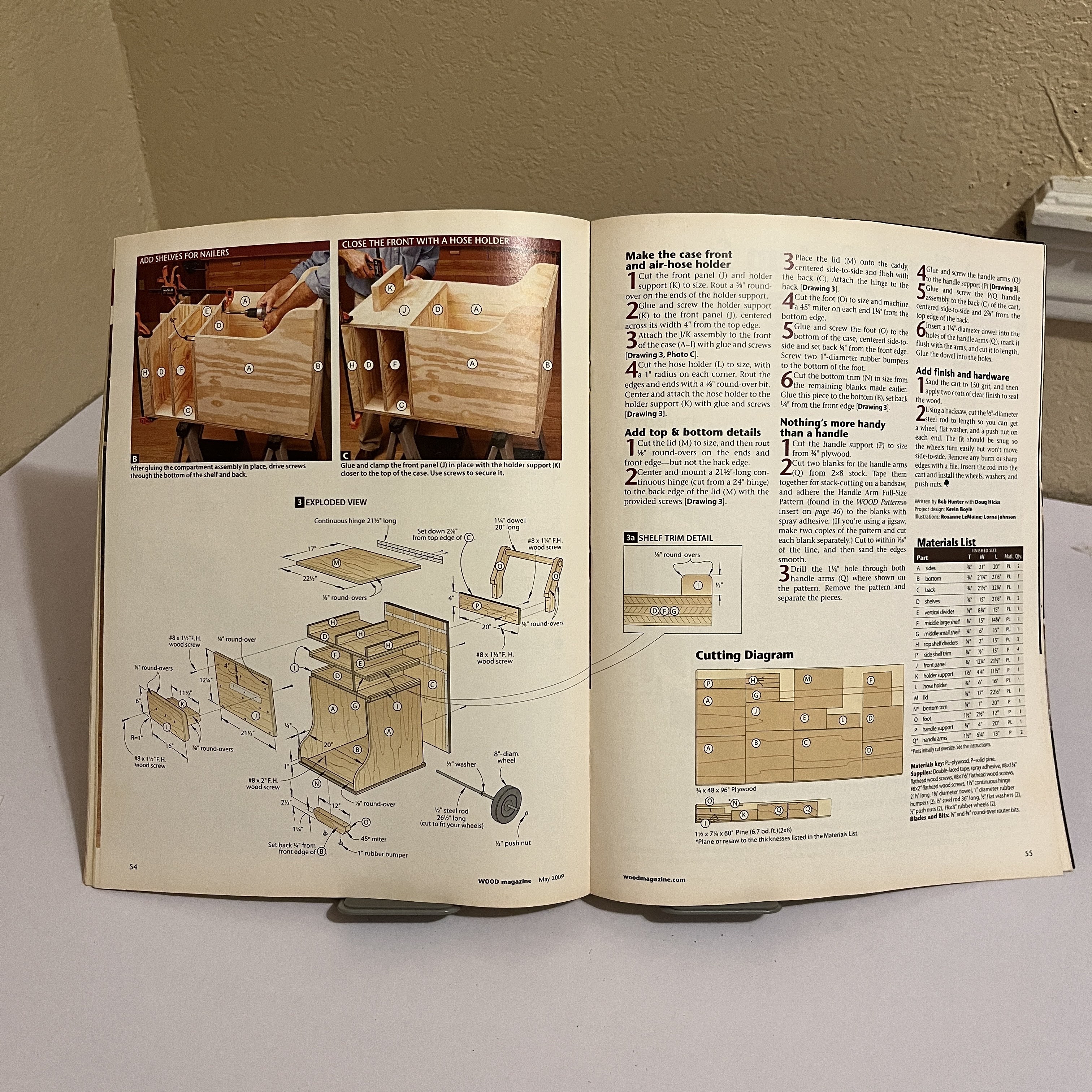 WOOD Magazine May 2009 - Build Like a Pro Woodworking — image 3