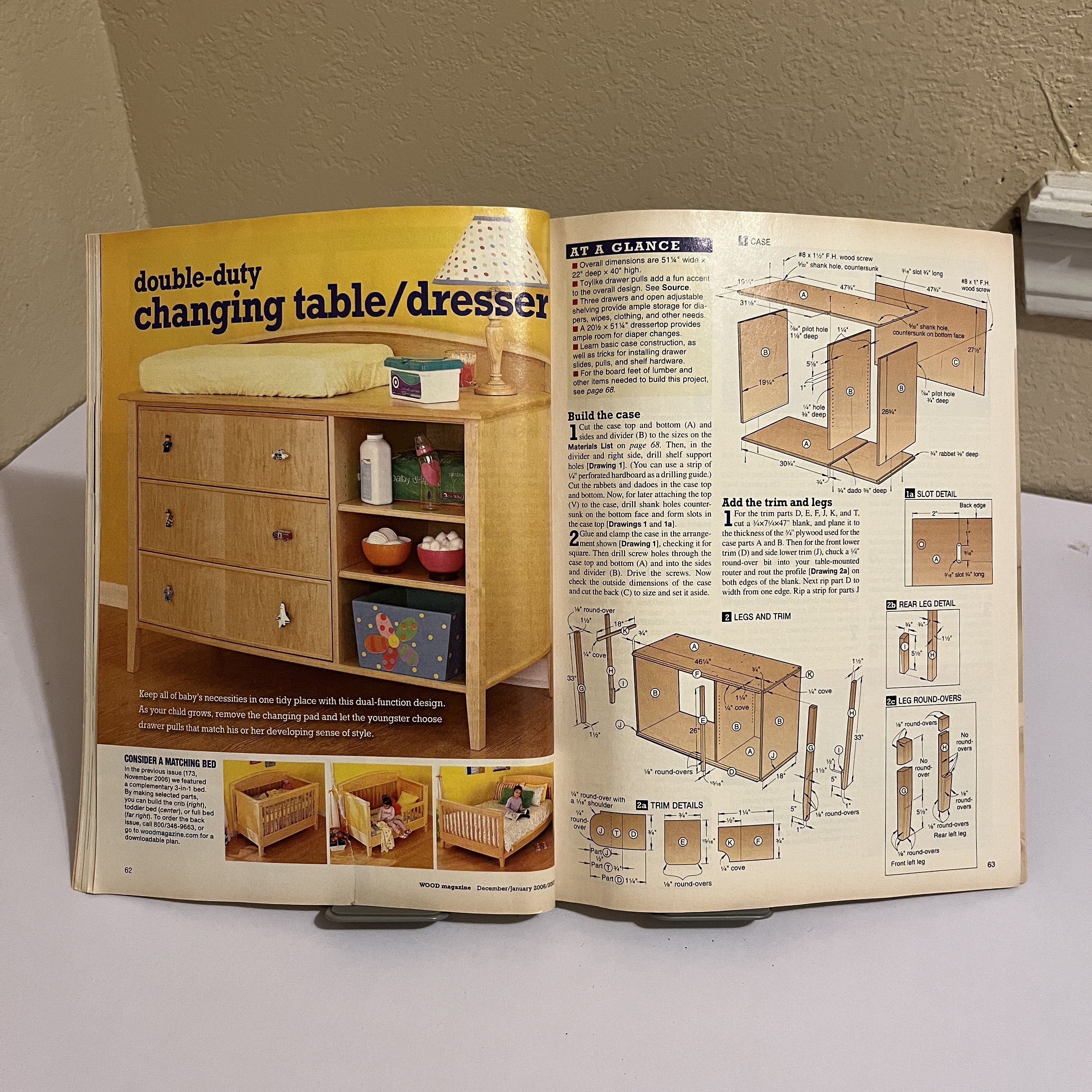 WOOD Magazine Heirloom Corner Cabinet Dec/Jan 2006/07 — image 2