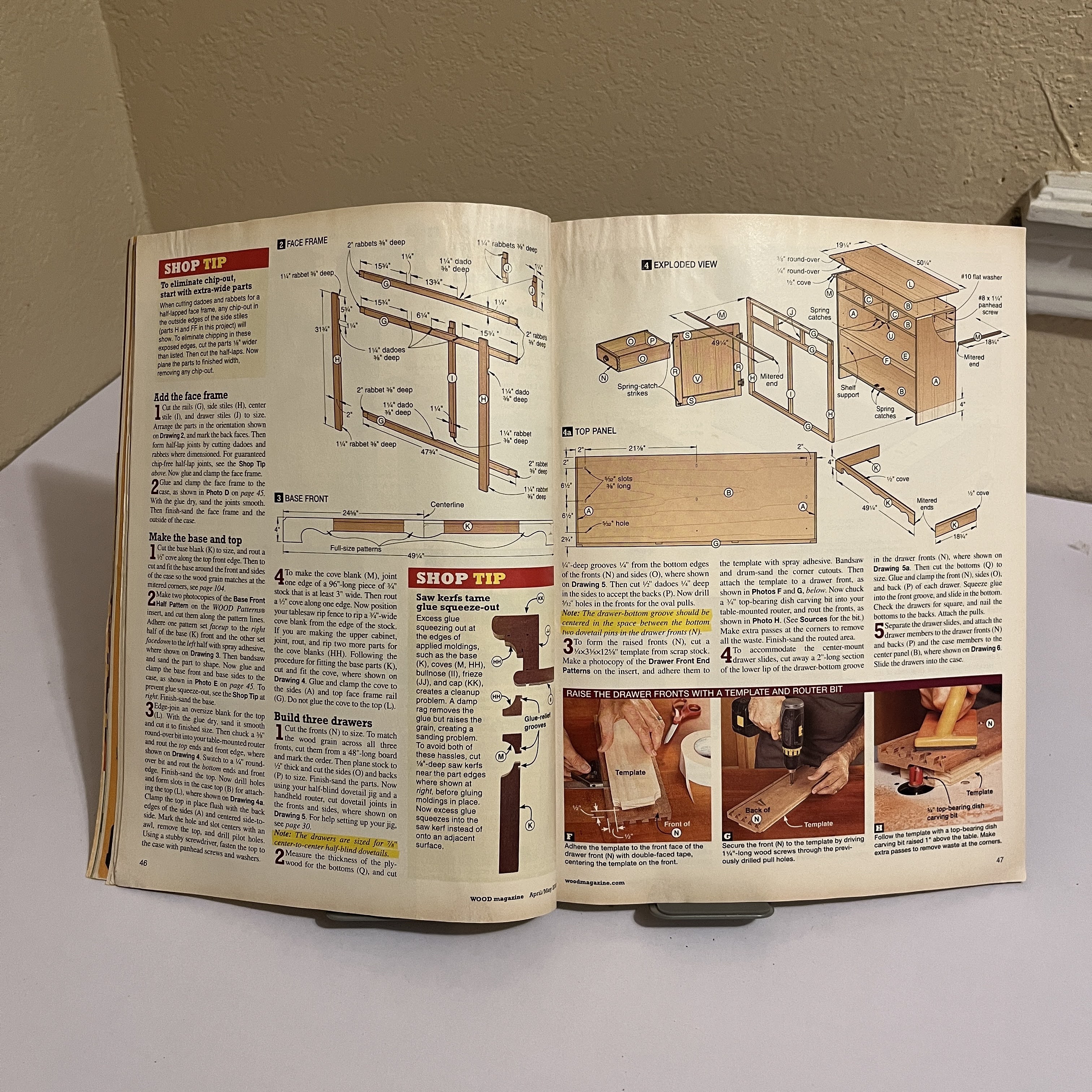 WOOD Magazine Heirloom China Cabinet Plans Apr/May 2006 — image 2