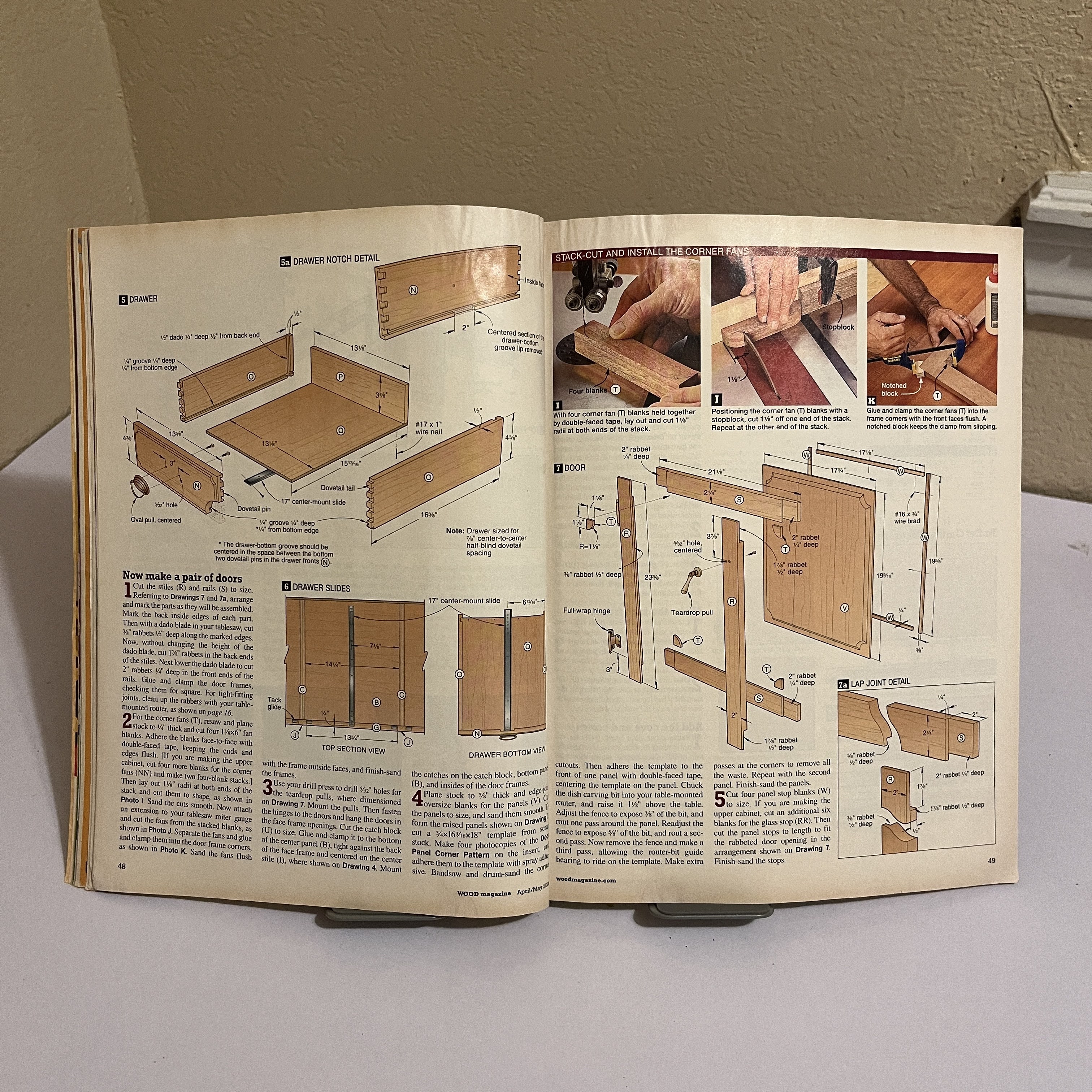 WOOD Magazine Heirloom China Cabinet Plans Apr/May 2006 — image 3