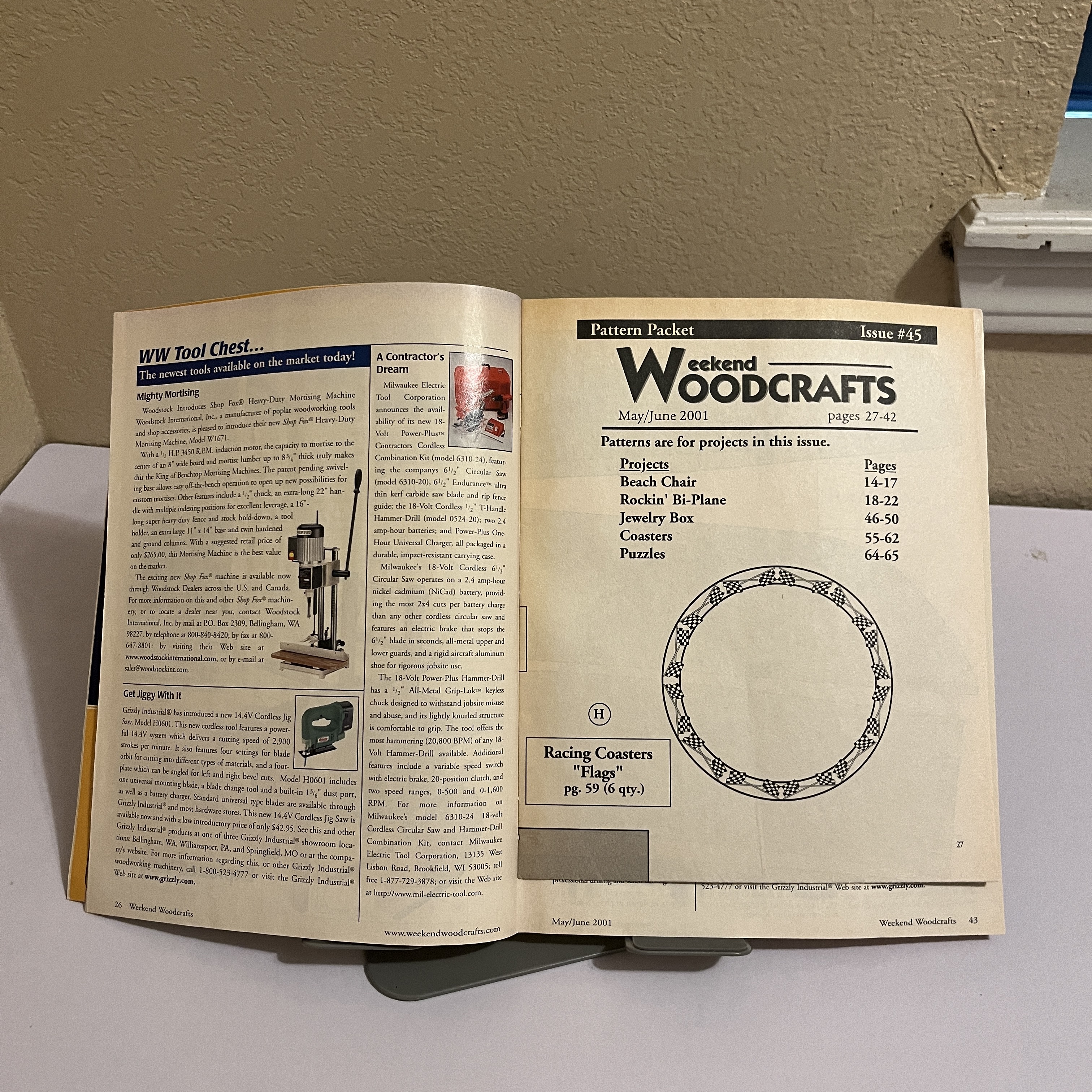 Weekend Woodcrafts Magazine June 2001 Beach Chair Plan — image 3