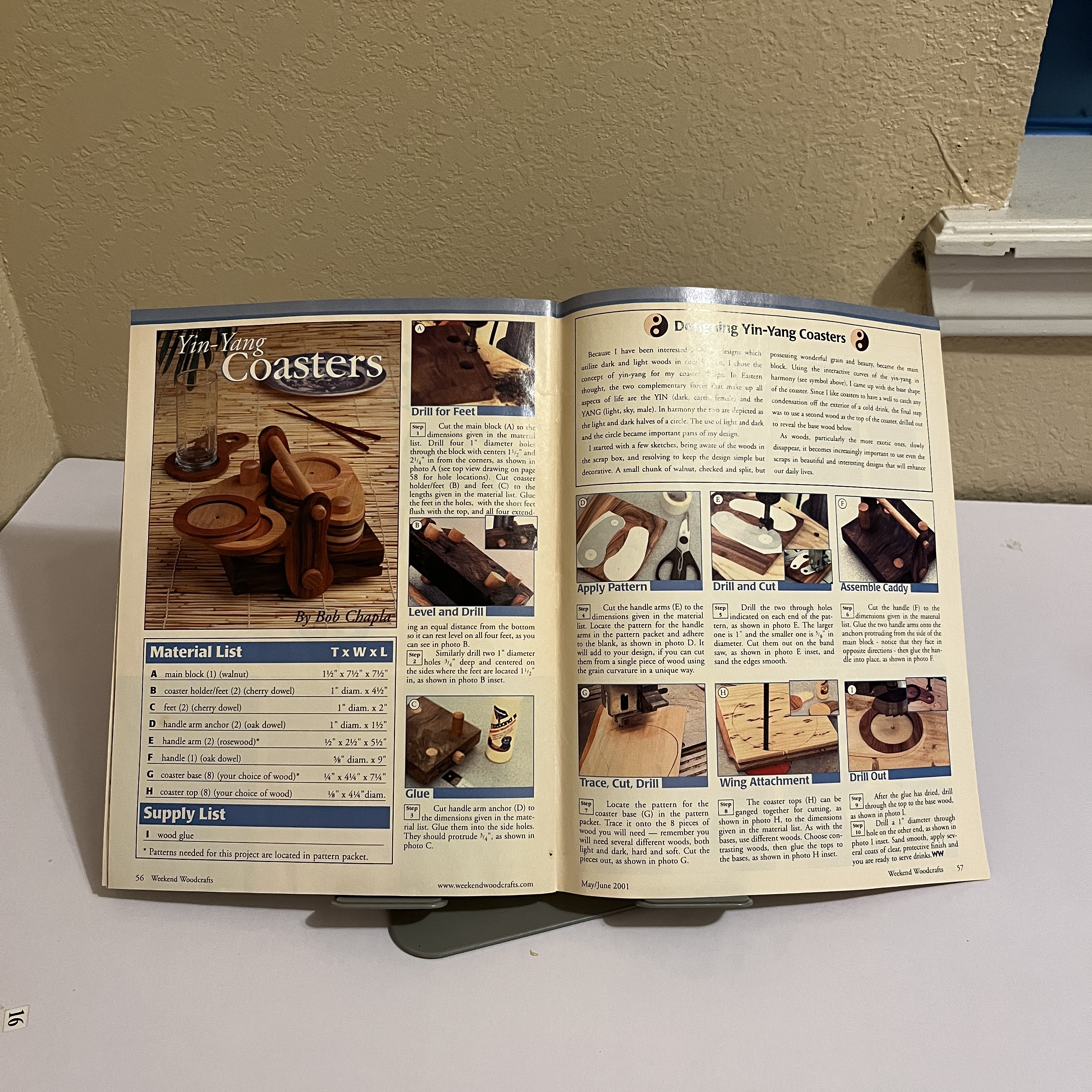 Weekend Woodcrafts Magazine June 2001 Beach Chair Plan — image 4