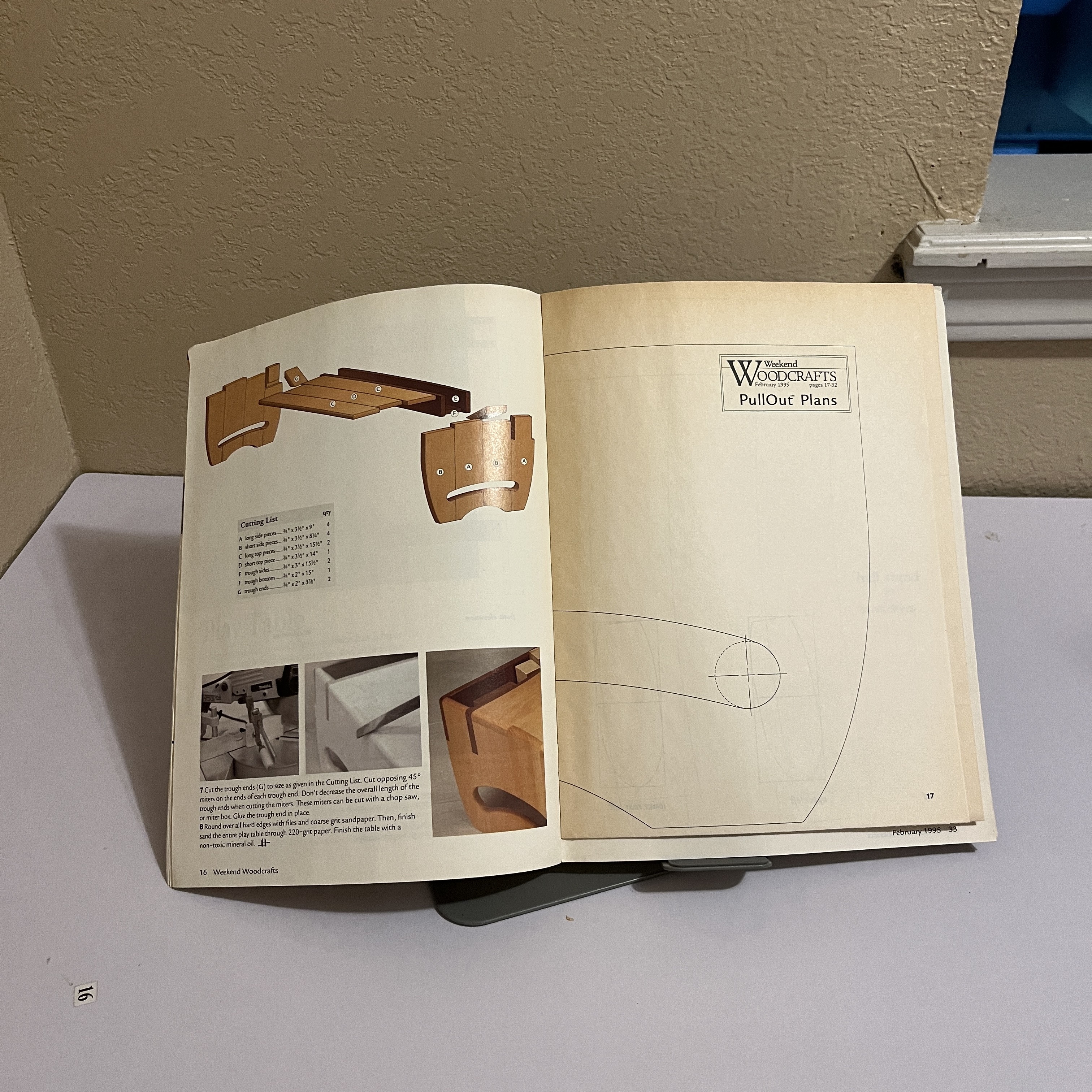 Weekend Woodcrafts Magazine, Banjo Project, February 1996 — image 4