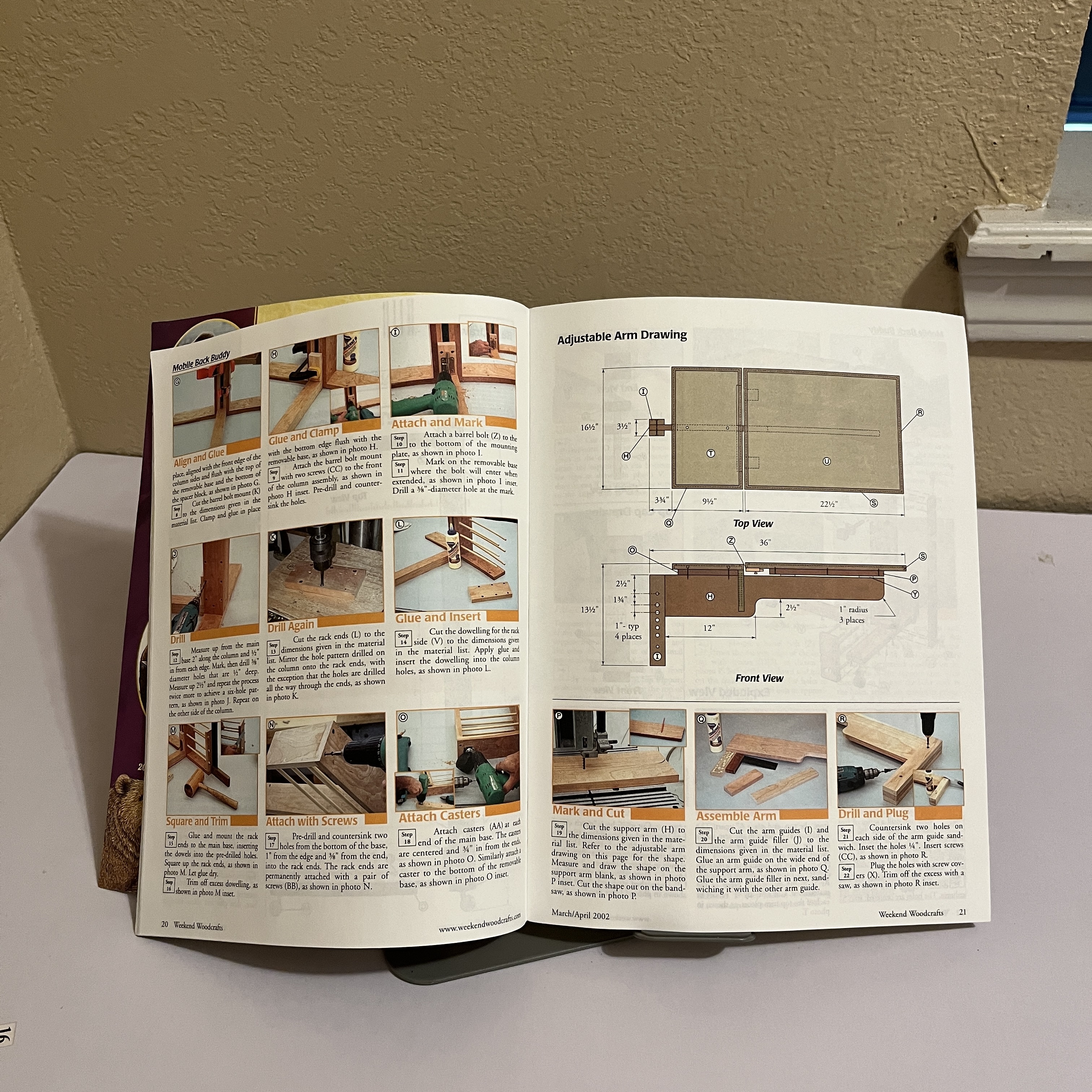 Weekend Woodcrafts Mag April 2002 Potting Bench Project — image 3