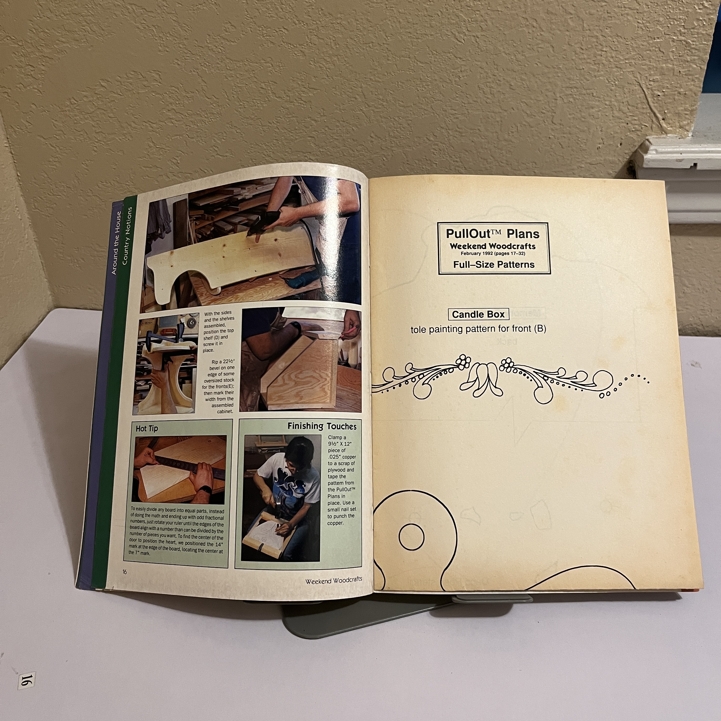 Weekend Woodcrafts Premier Issue, Easy Projects, Feb 1992 — image 4